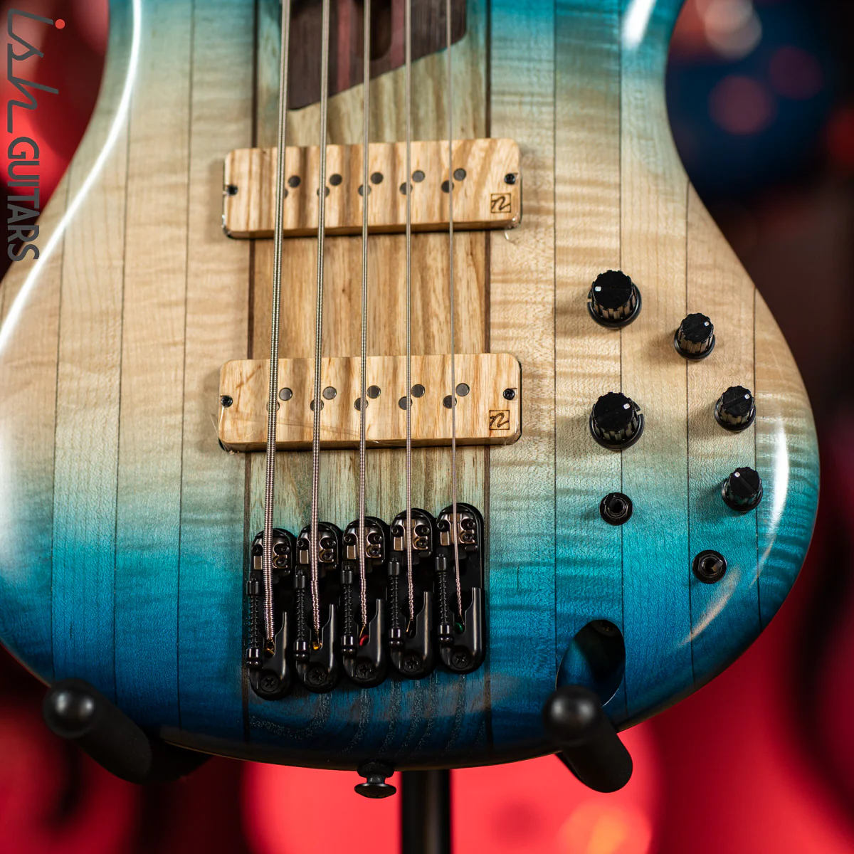 Ibanez Premium SR5CMLTD 5-String Caribbean Islet Low Gloss - Image 4