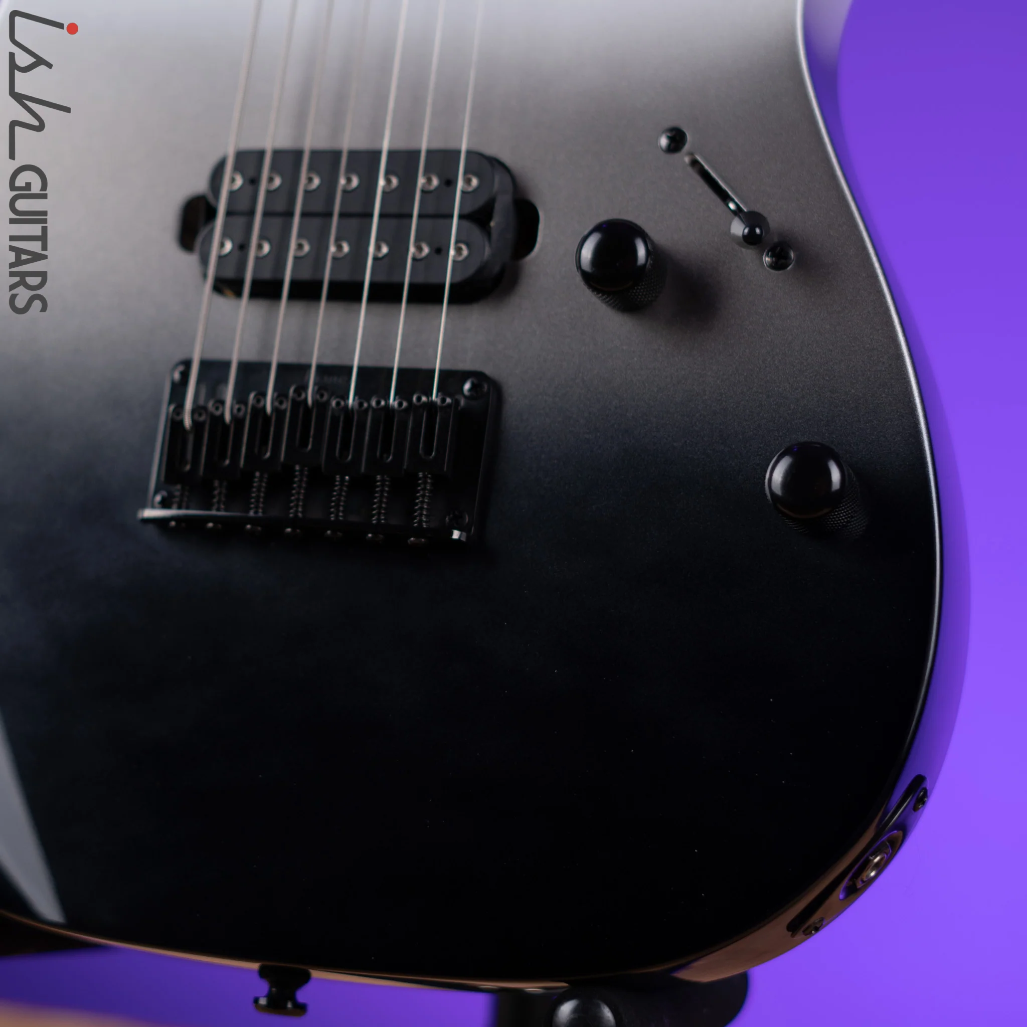 2021 Ibanez RG7421 Pearl Black Fade Metallic - Image 4