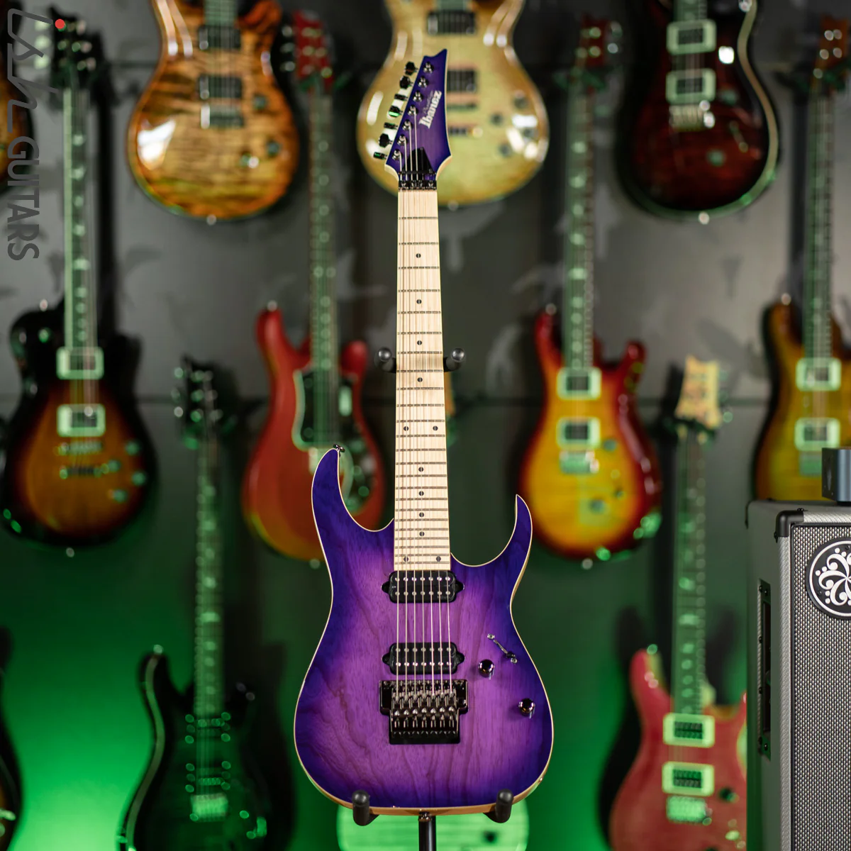 Ibanez Prestige RG752AHM Royal Plum Burst Electric Guitar - Image 2