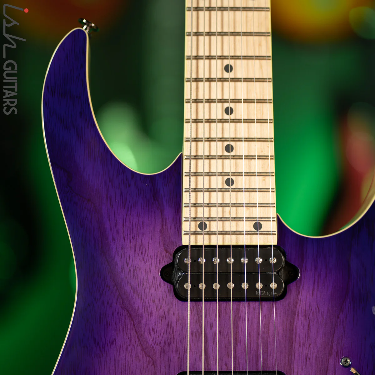 Ibanez Prestige RG752AHM Royal Plum Burst Electric Guitar - Image 3