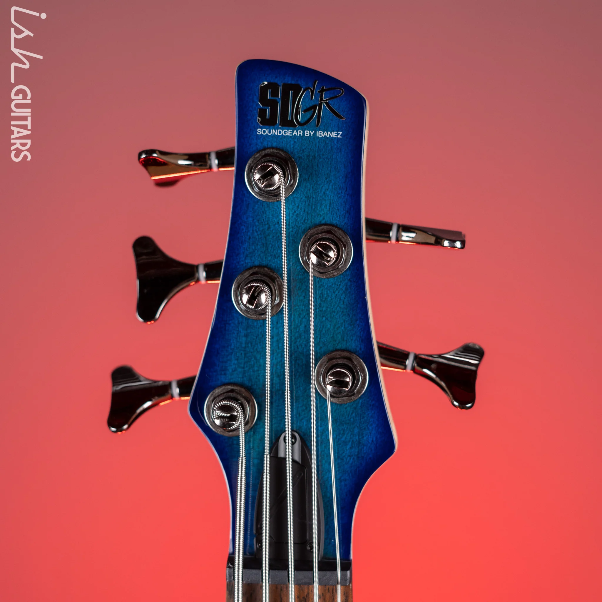 2021 Ibanez SDGR SR375E Sapphire Blue - Image 5