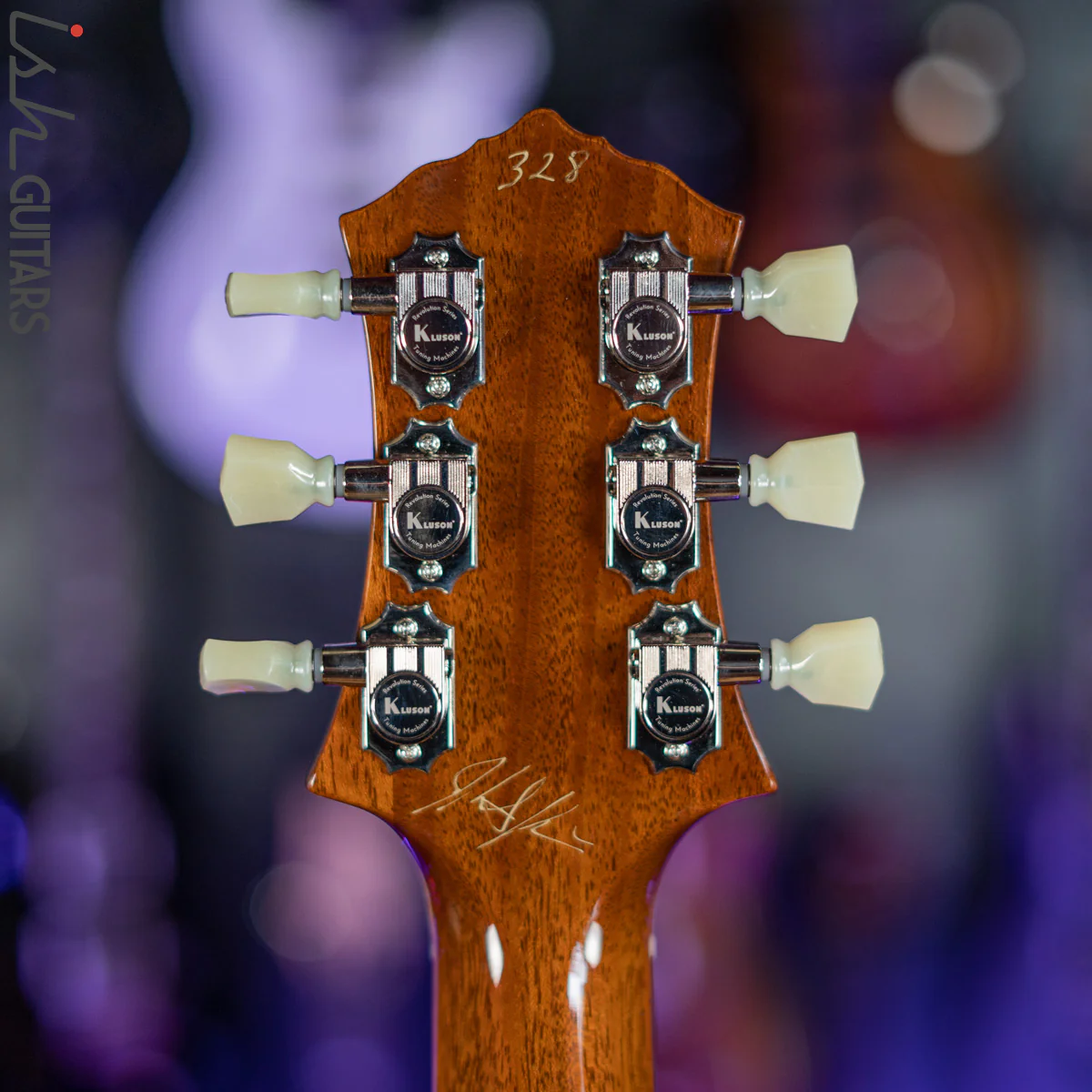 2021 Knaggs SSC Steve Stevens T1 Forest Green Natural Binding - Image 12