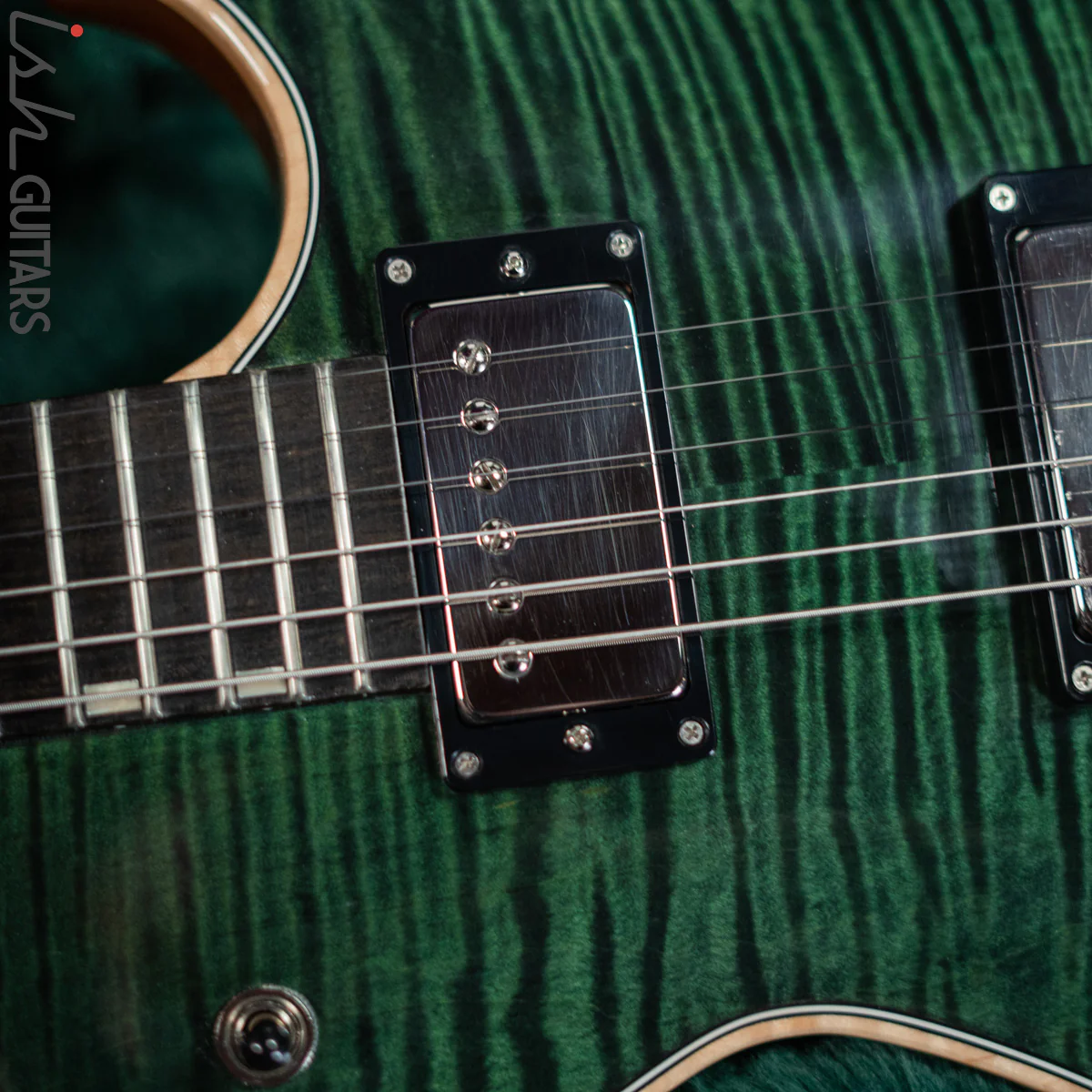 2021 Knaggs SSC Steve Stevens T1 Forest Green Natural Binding - Image 5