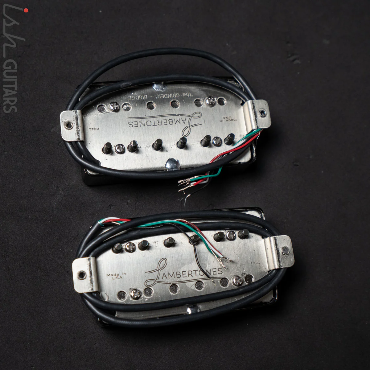 Lambertones "The Crema" Grinder Bridge Humbucker 4 Wire Set - Image 7