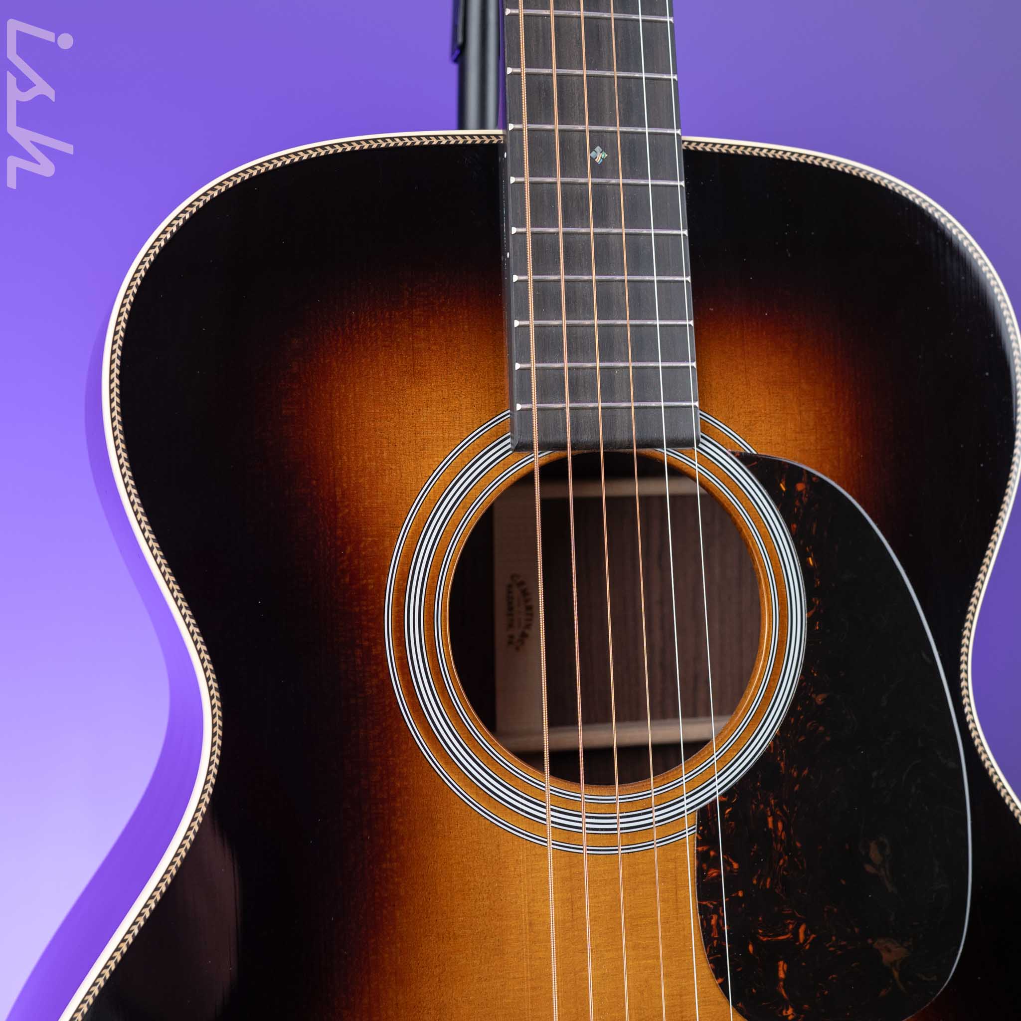 2021 Martin 000-28 Acoustic Guitar Ambertone - Image 3