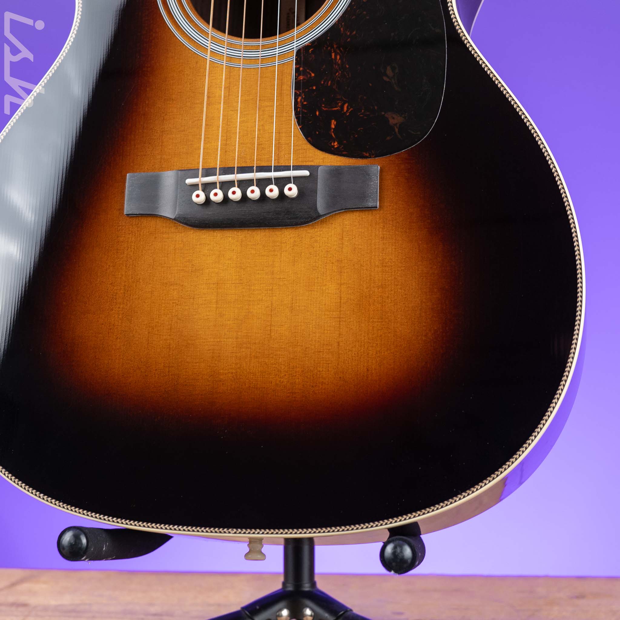 2021 Martin 000-28 Acoustic Guitar Ambertone - Image 4