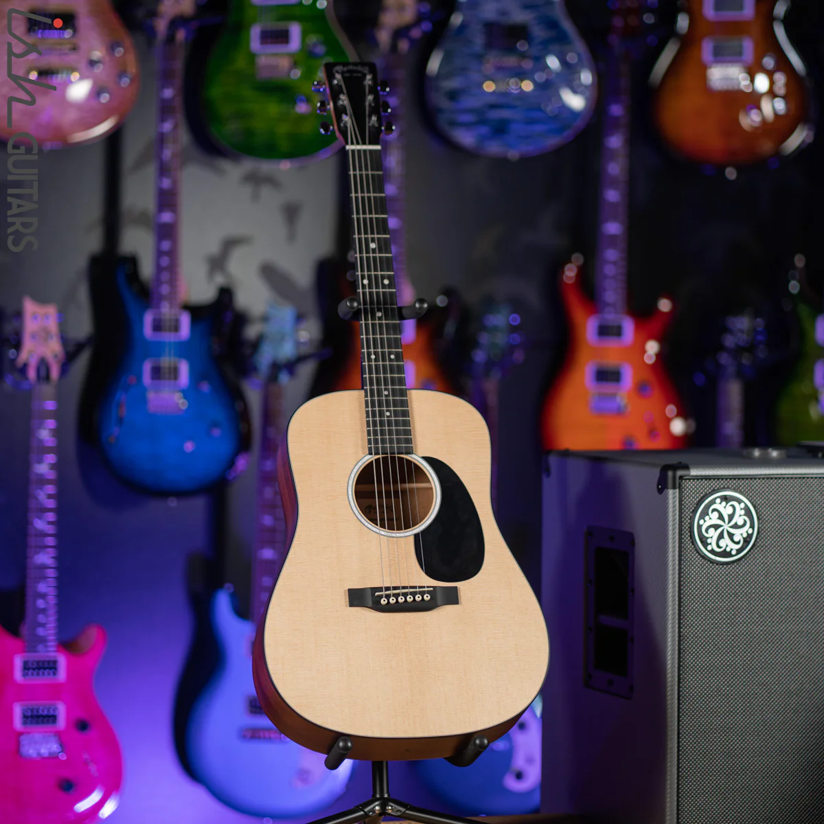 Martin DJr-10 Dreadnought Junior Acoustic Guitar Natural Sitka - Image 2