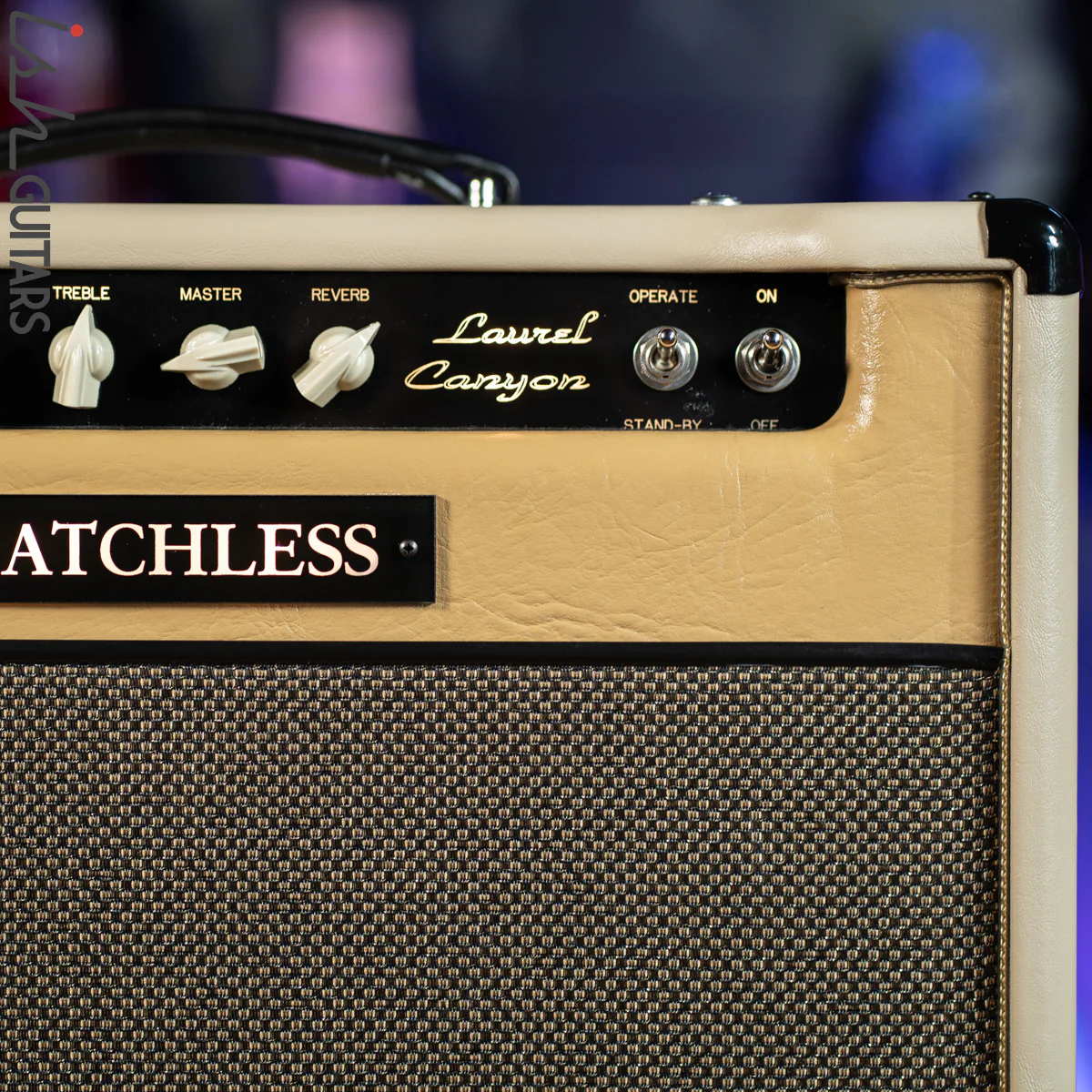 Matchless Laurel Canyon Reverb Combo Amplifier 20W Cream/Gold - Image 3