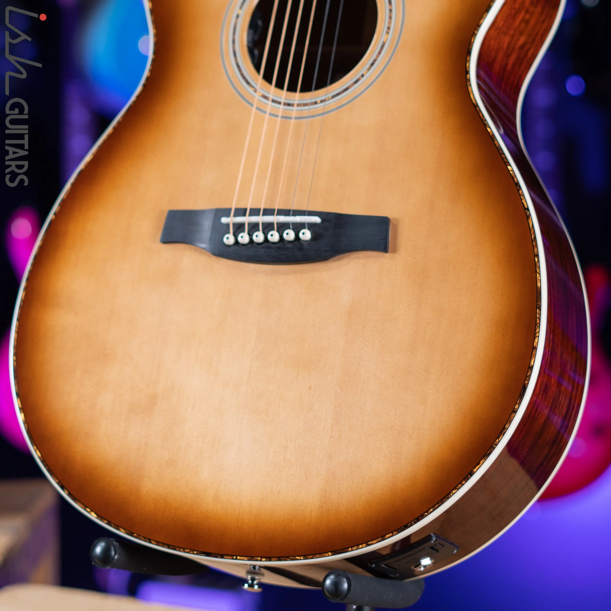 2021 PRS Angelus A40E Acoustic-Electric Guitar Tobacco Sunburst - Image 5