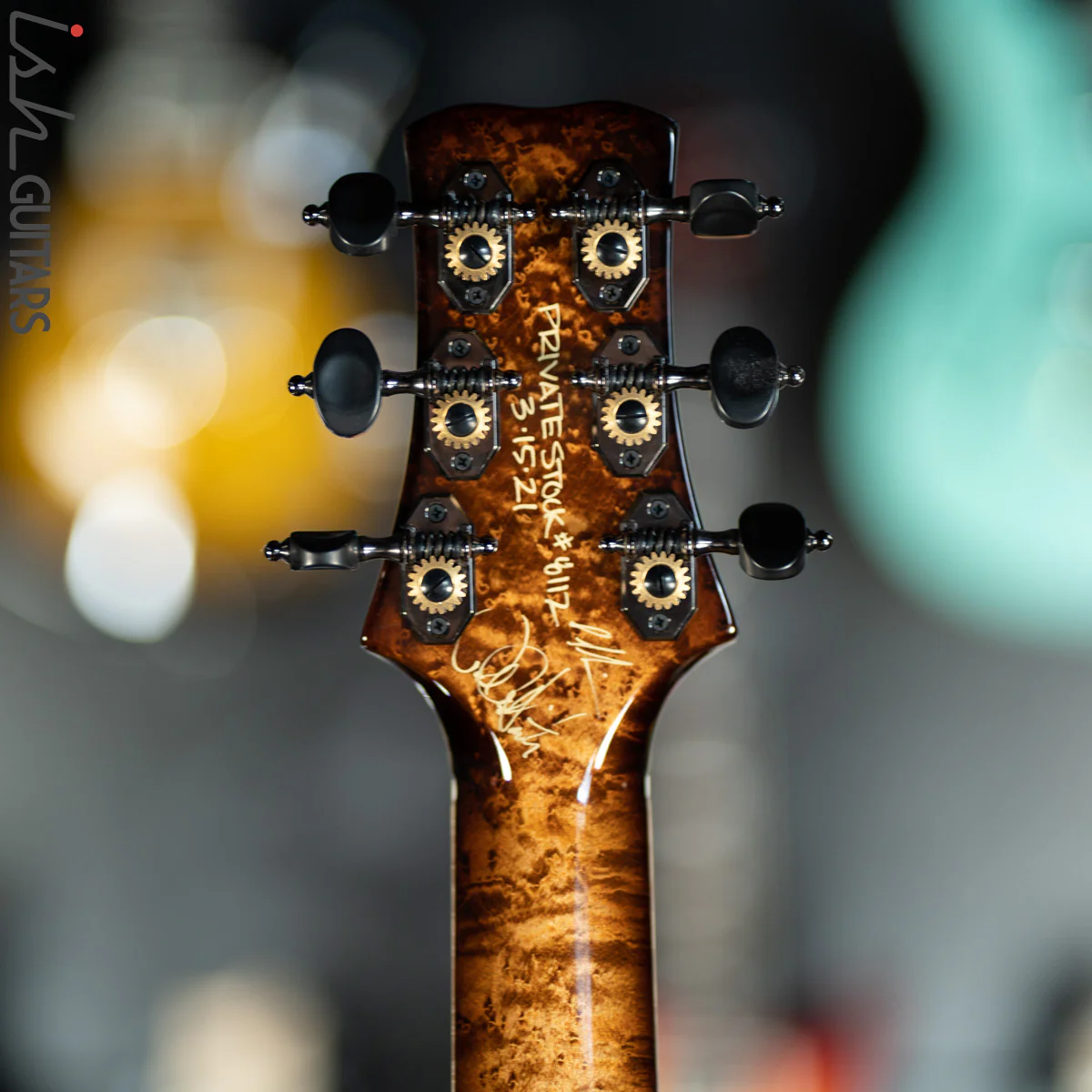 PRS Private Stock Angelus Acoustic Birdseye Mosaic Guitar - Image 17
