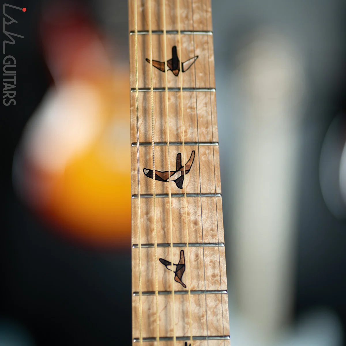 PRS Private Stock Angelus Acoustic Birdseye Mosaic Guitar - Image 9