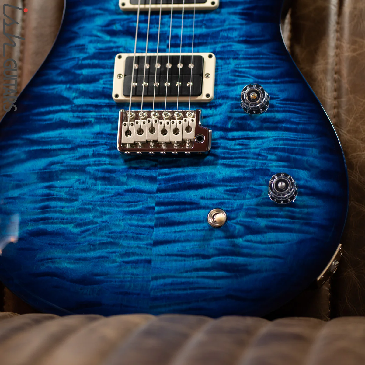 PRS CE 24 Custom Color Aquamarine Smokewrap - Image 5
