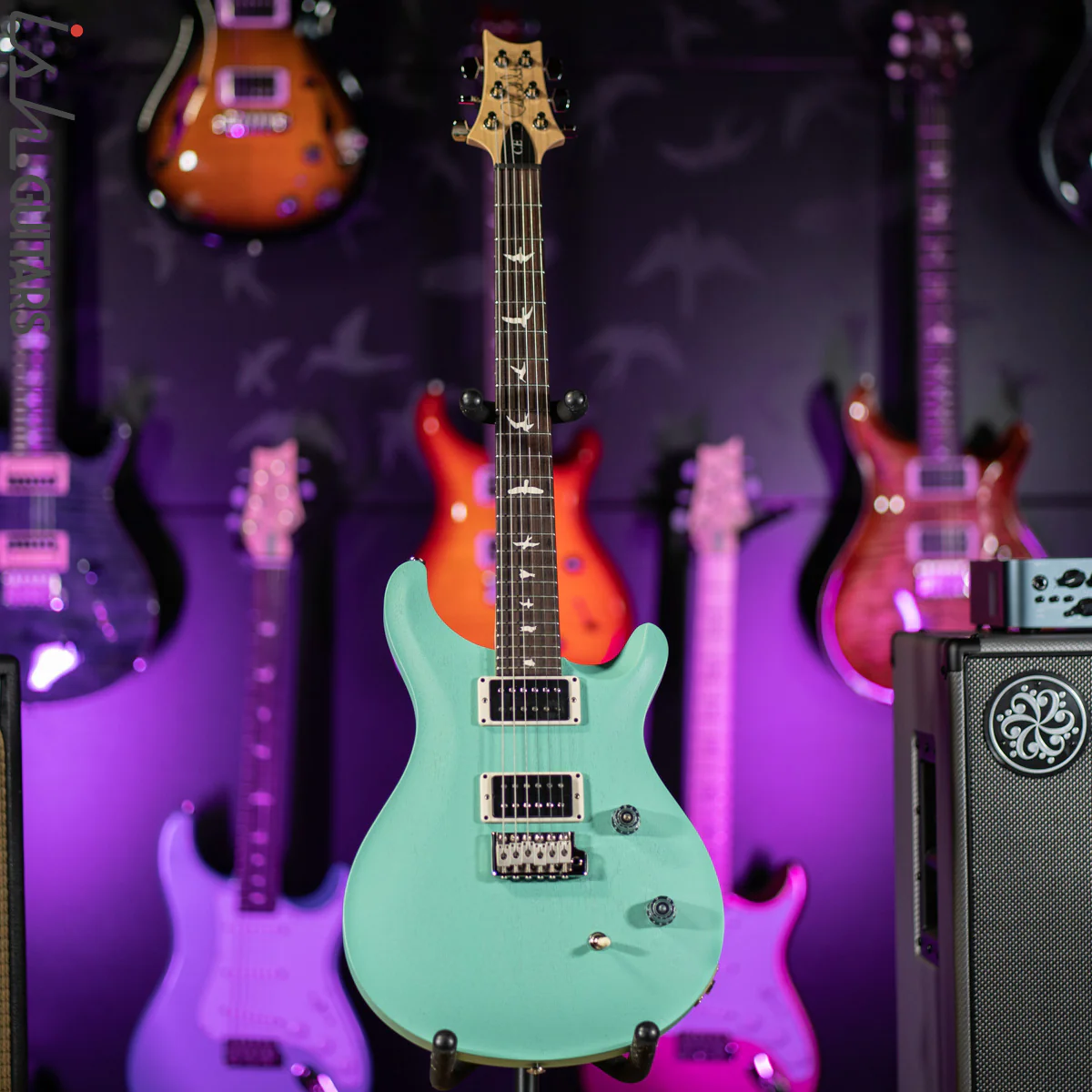 2021 PRS CE 24 Standard Satin Nitro Seafoam Green - Image 2