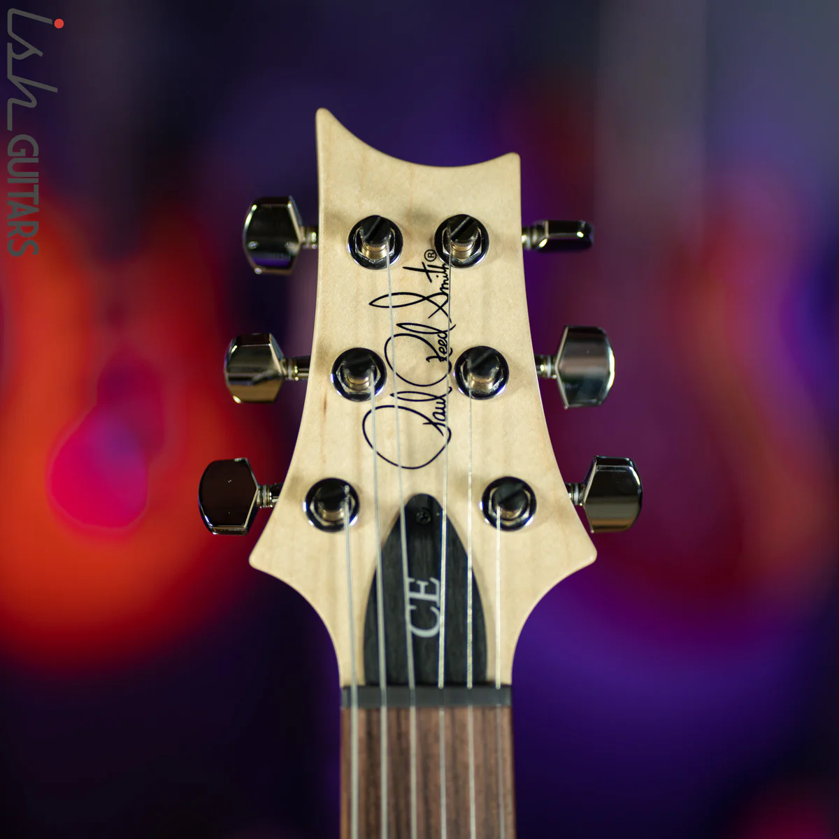 PRS CE 24 Semi-Hollow Custom Color Faded Whale Blue Wrap Burst - Image 6