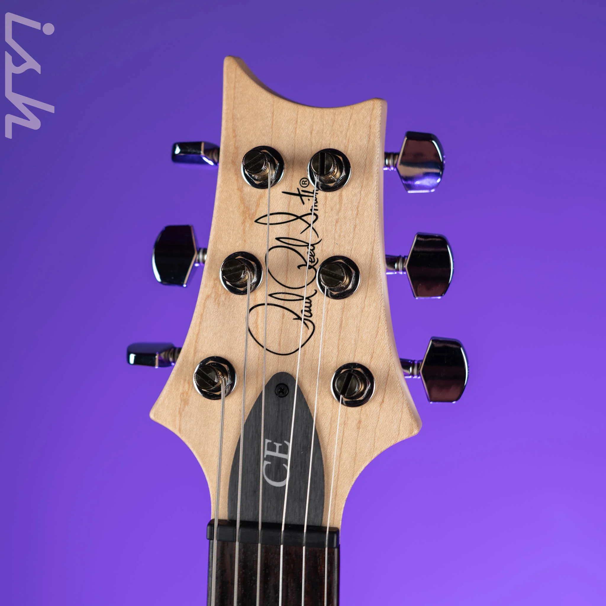 2021 PRS CE 24 Semi-Hollow Electric Guitar Charcoal - Image 7