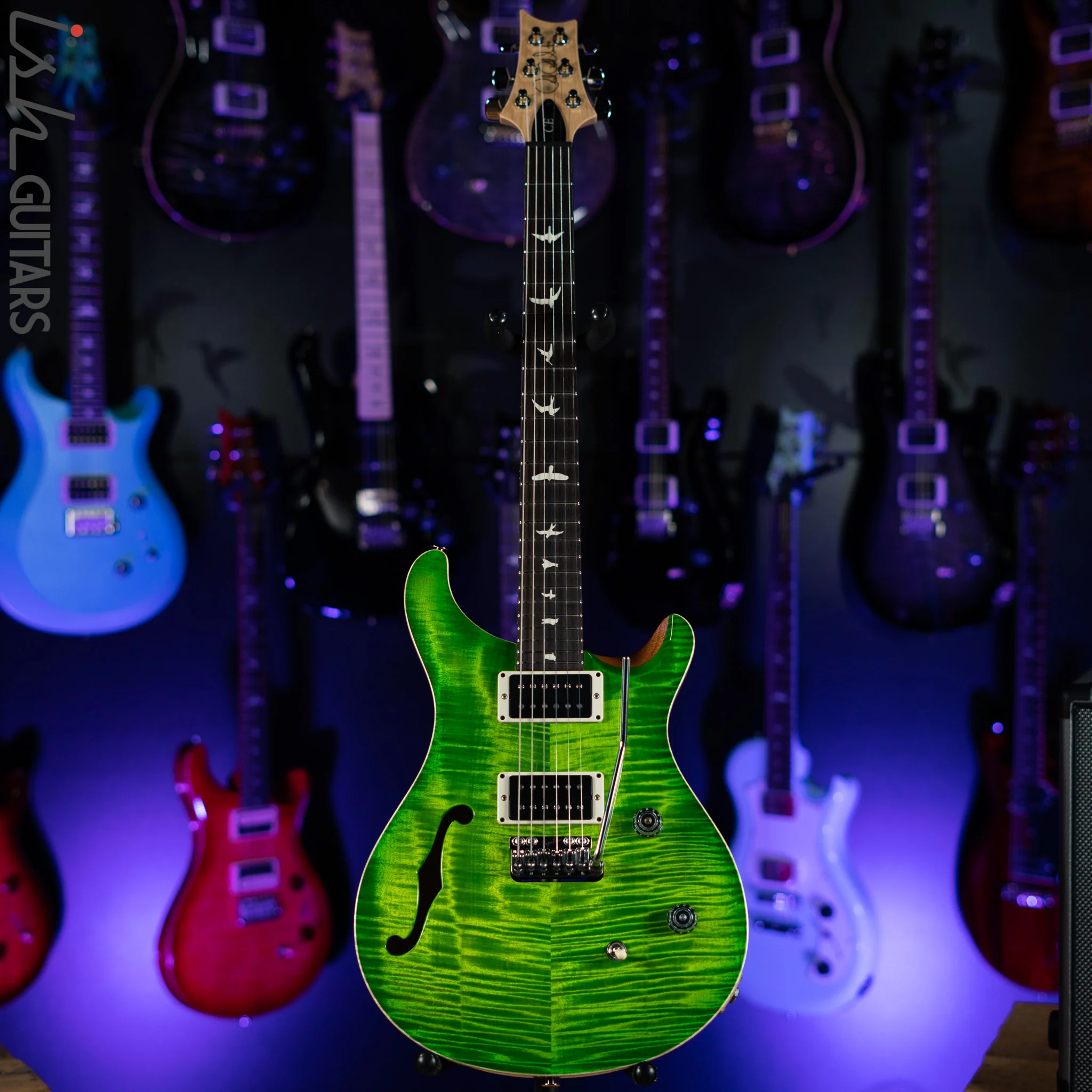 PRS CE 24 Semi-Hollow Eriza Verde - Image 2