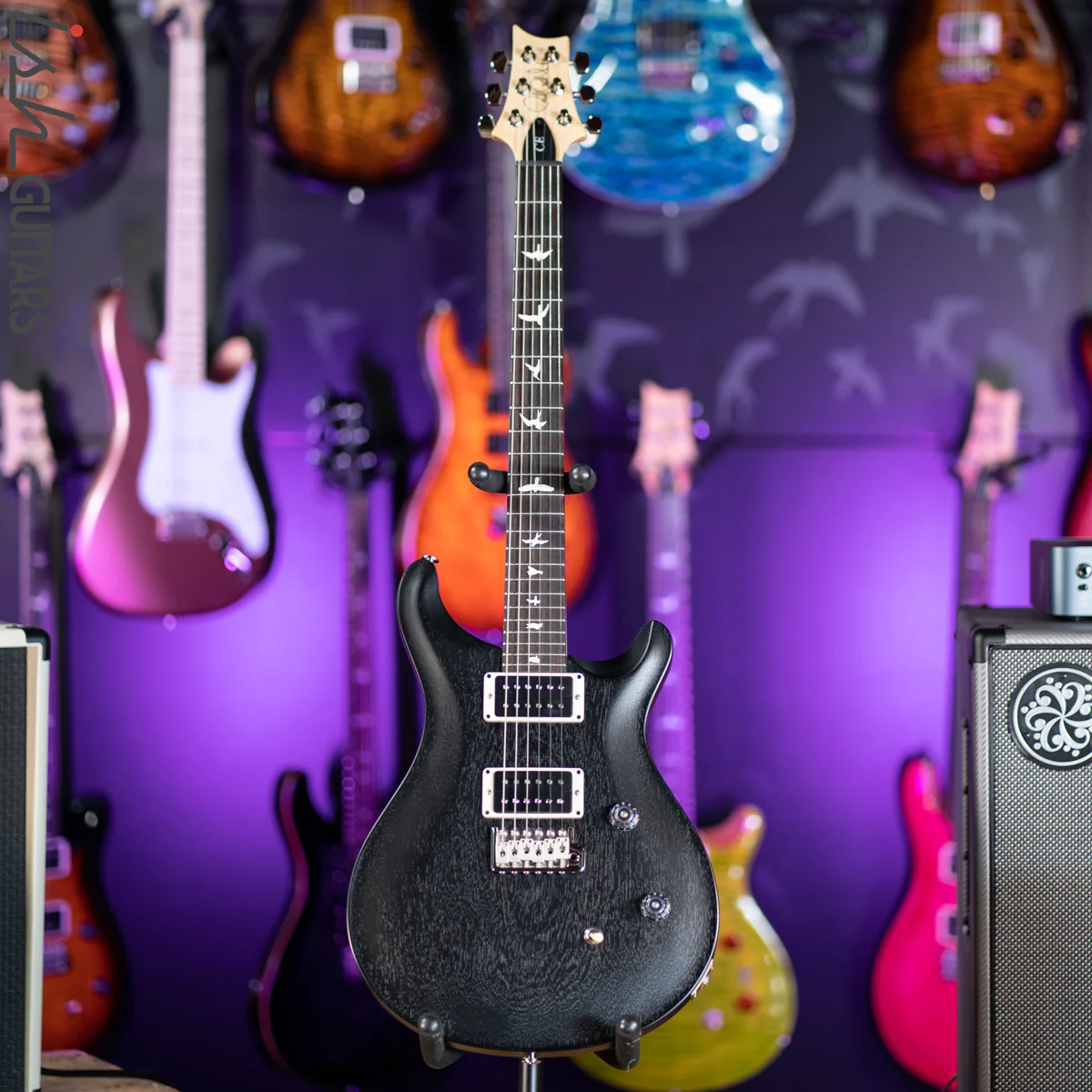 2021 PRS CE 24 Standard Satin Nitro Charcoal - Image 2