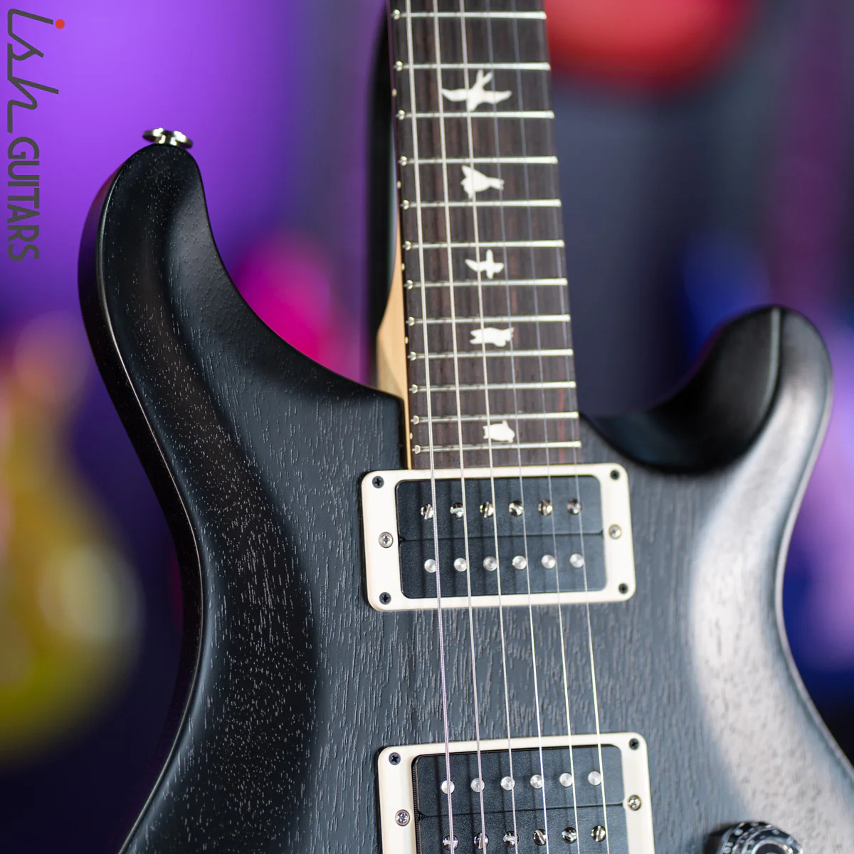 2021 PRS CE 24 Standard Satin Nitro Charcoal - Image 3