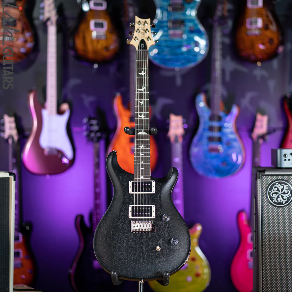 2021 PRS CE 24 Standard Satin Nitro Charcoal - Image 2