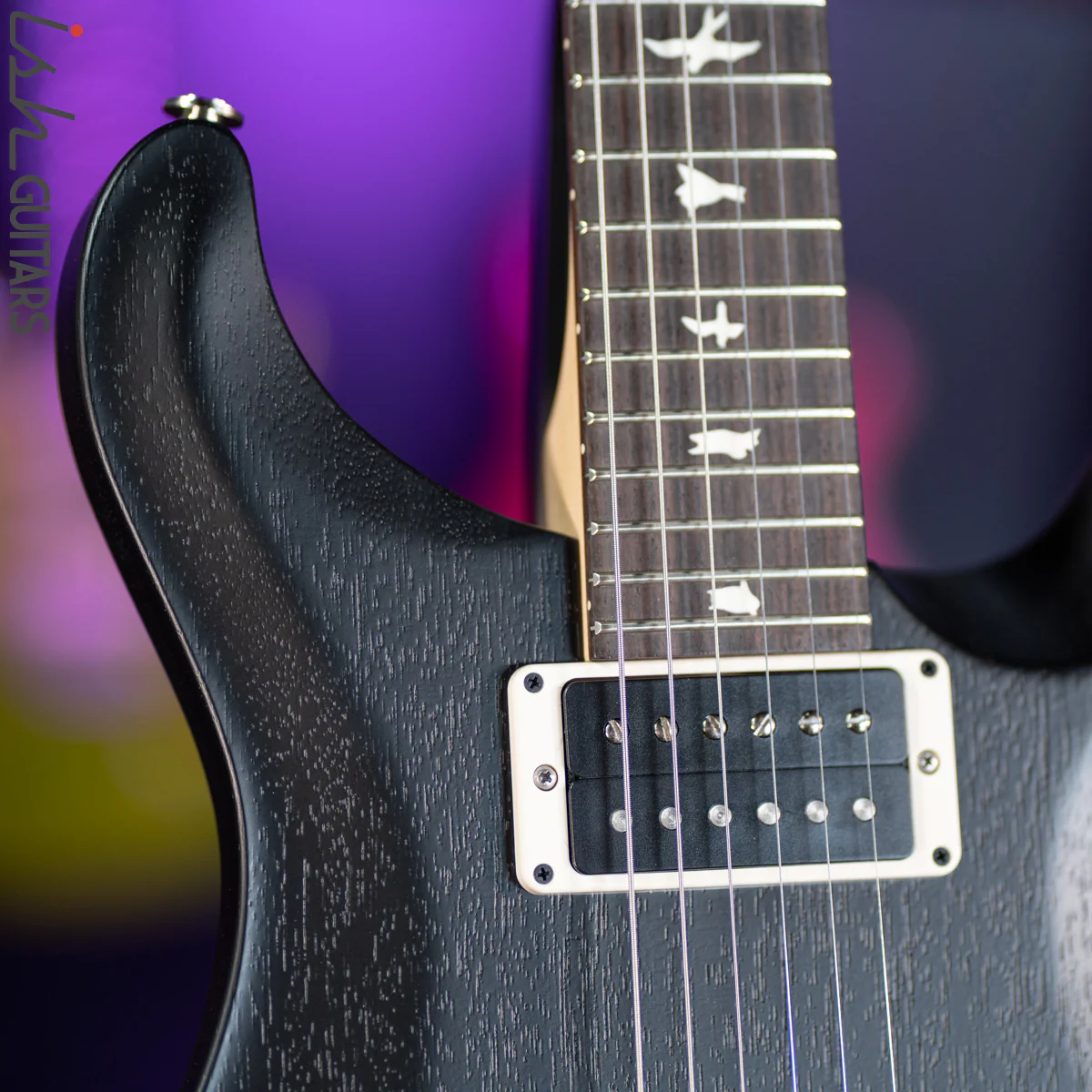 2021 PRS CE 24 Standard Satin Nitro Charcoal - Image 3