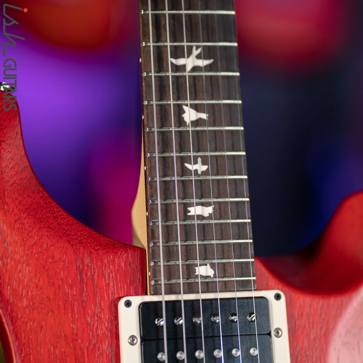 2021 PRS CE 24 Standard Satin Nitro Vintage Cherry - Image 5