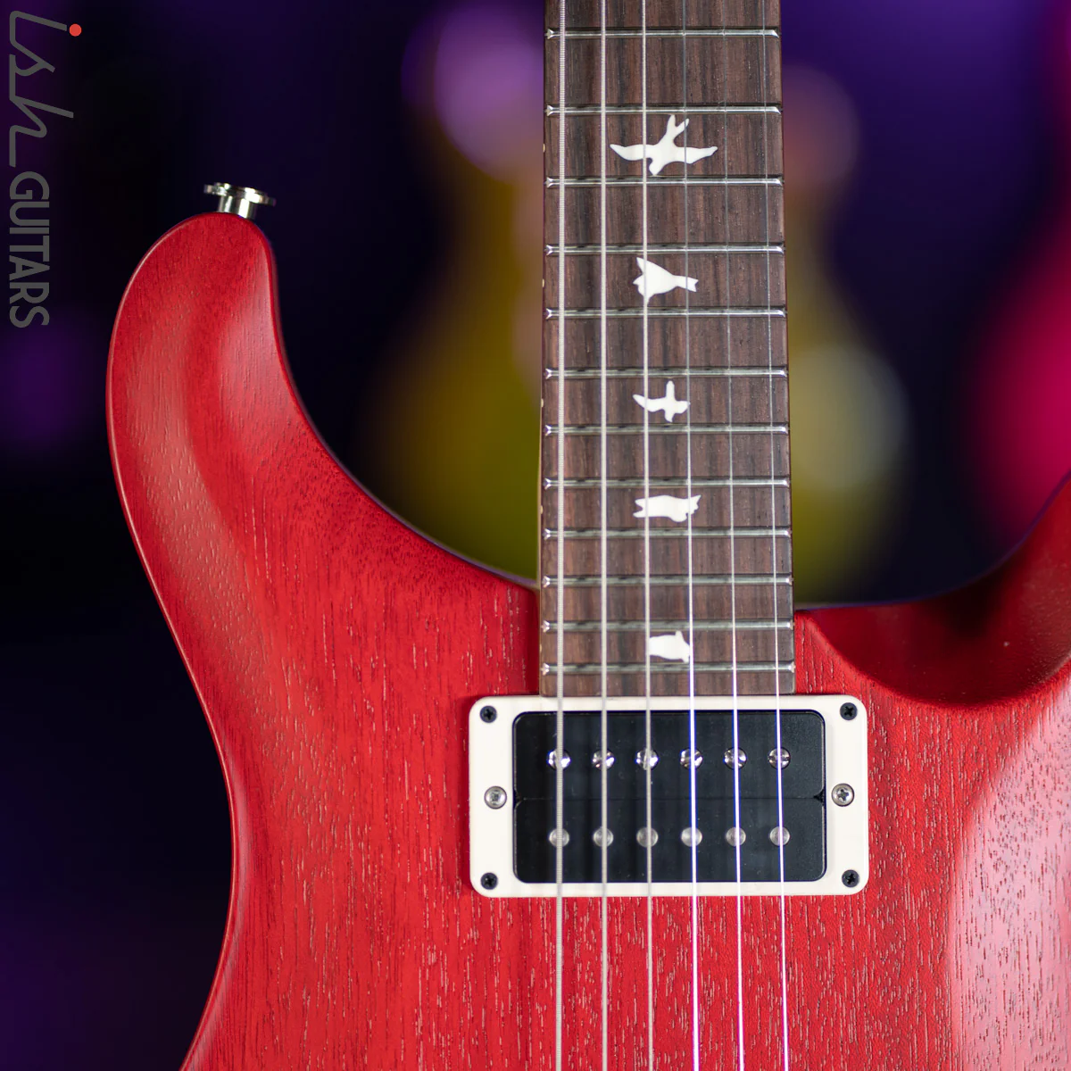 2021 PRS CE 24 Standard Satin Nitro Vintage Cherry - Image 3