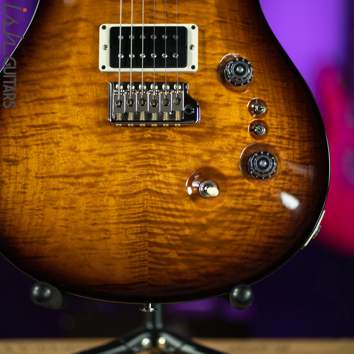 2020 PRS Custom 24 35th Anniversary Custom Color Amber Smokewrap - Image 4