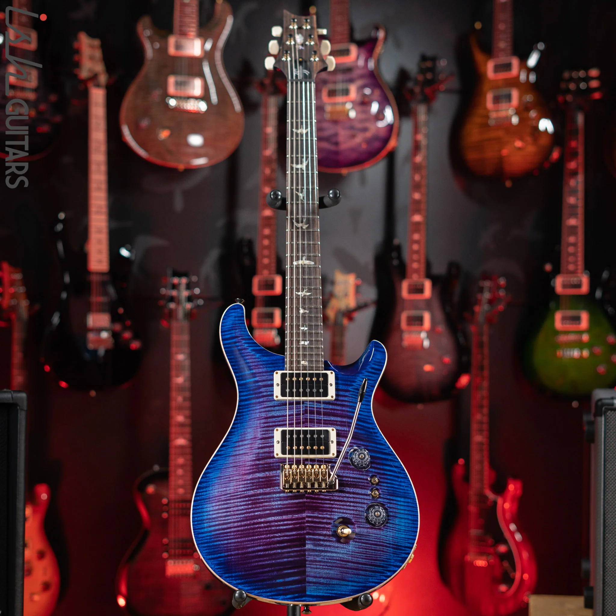 2021 PRS Custom 24 35th Anniversary Violet Blue Burst - Image 2