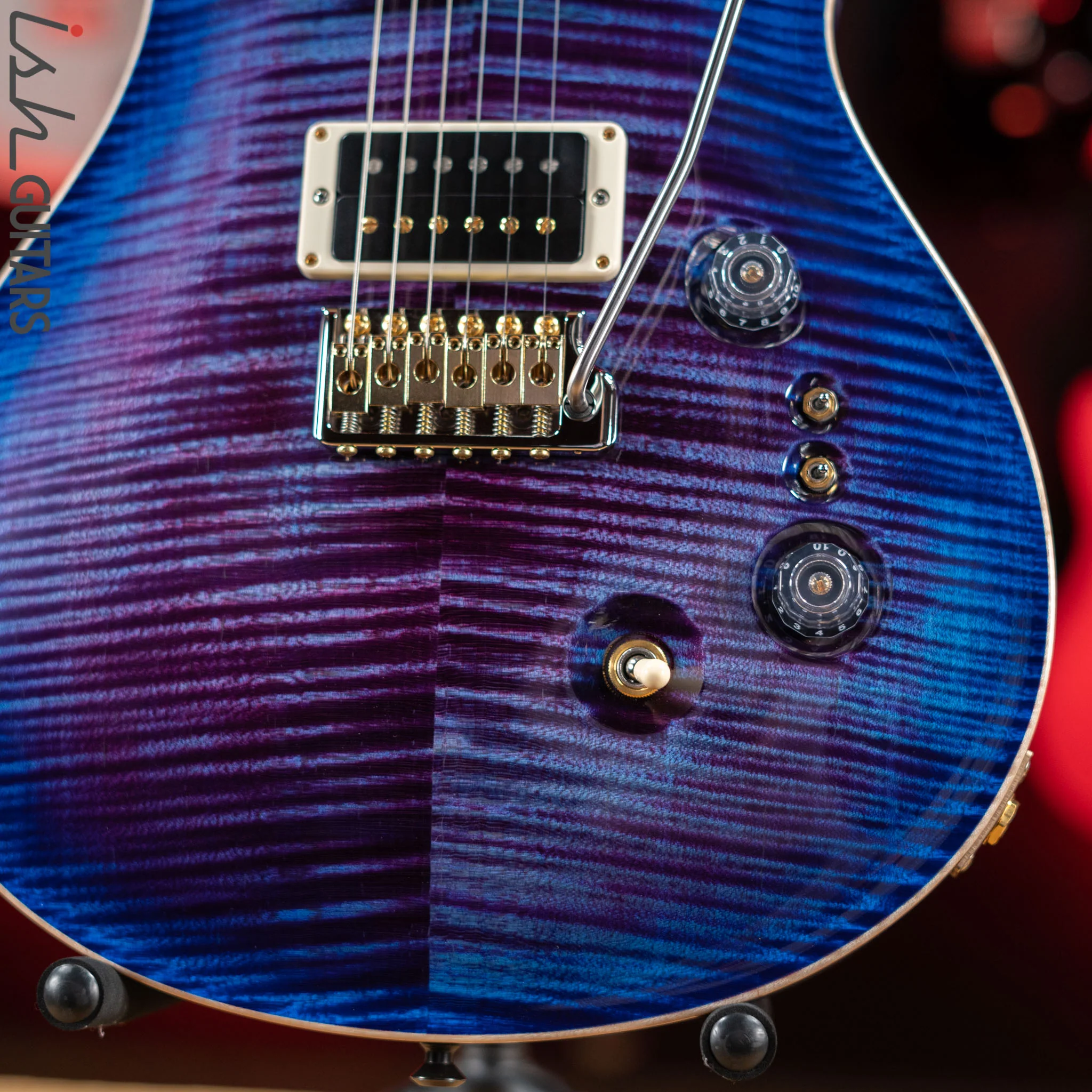 2021 PRS Custom 24 35th Anniversary Violet Blue Burst - Image 4