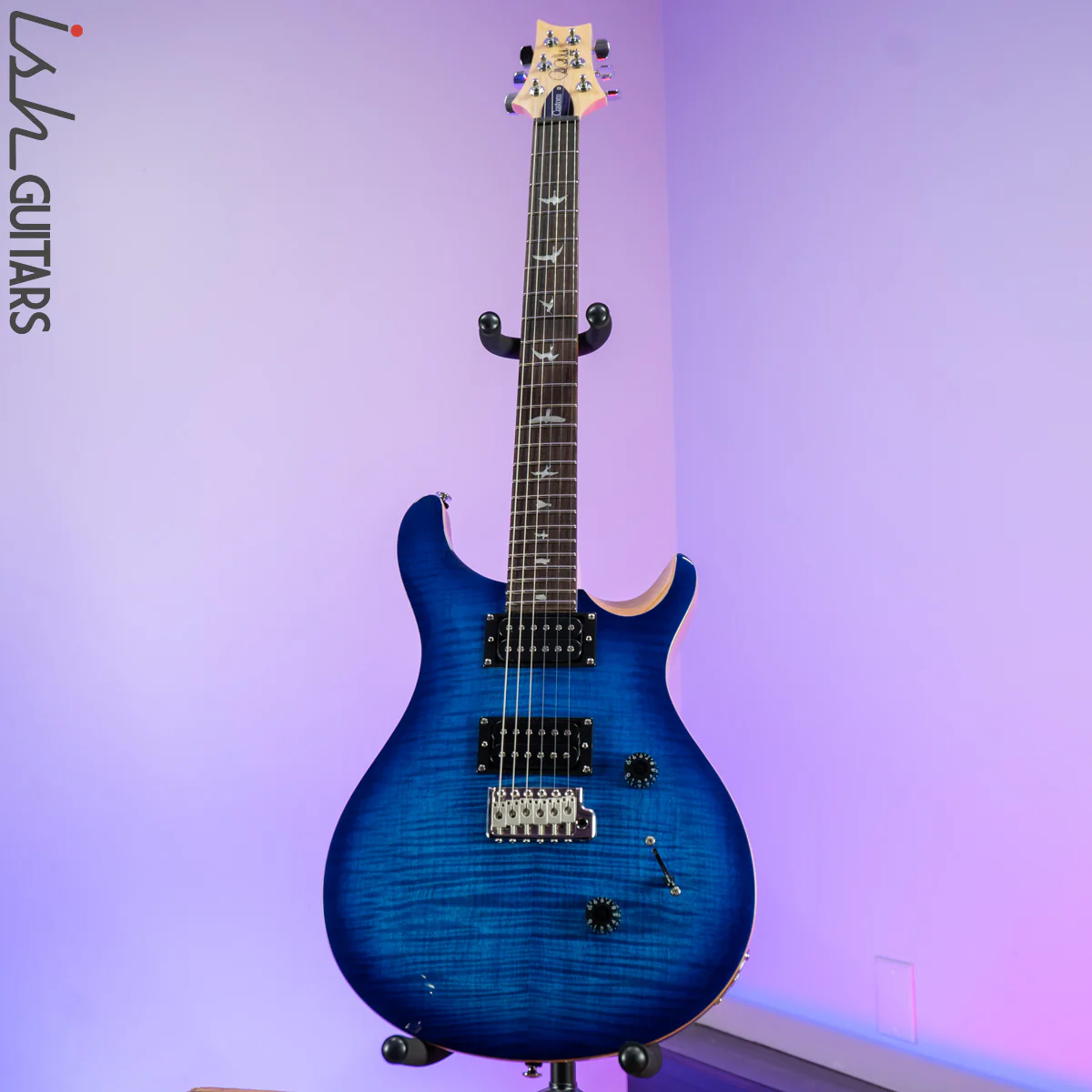 2021 PRS SE Custom 24 Faded Blue Burst - Image 2