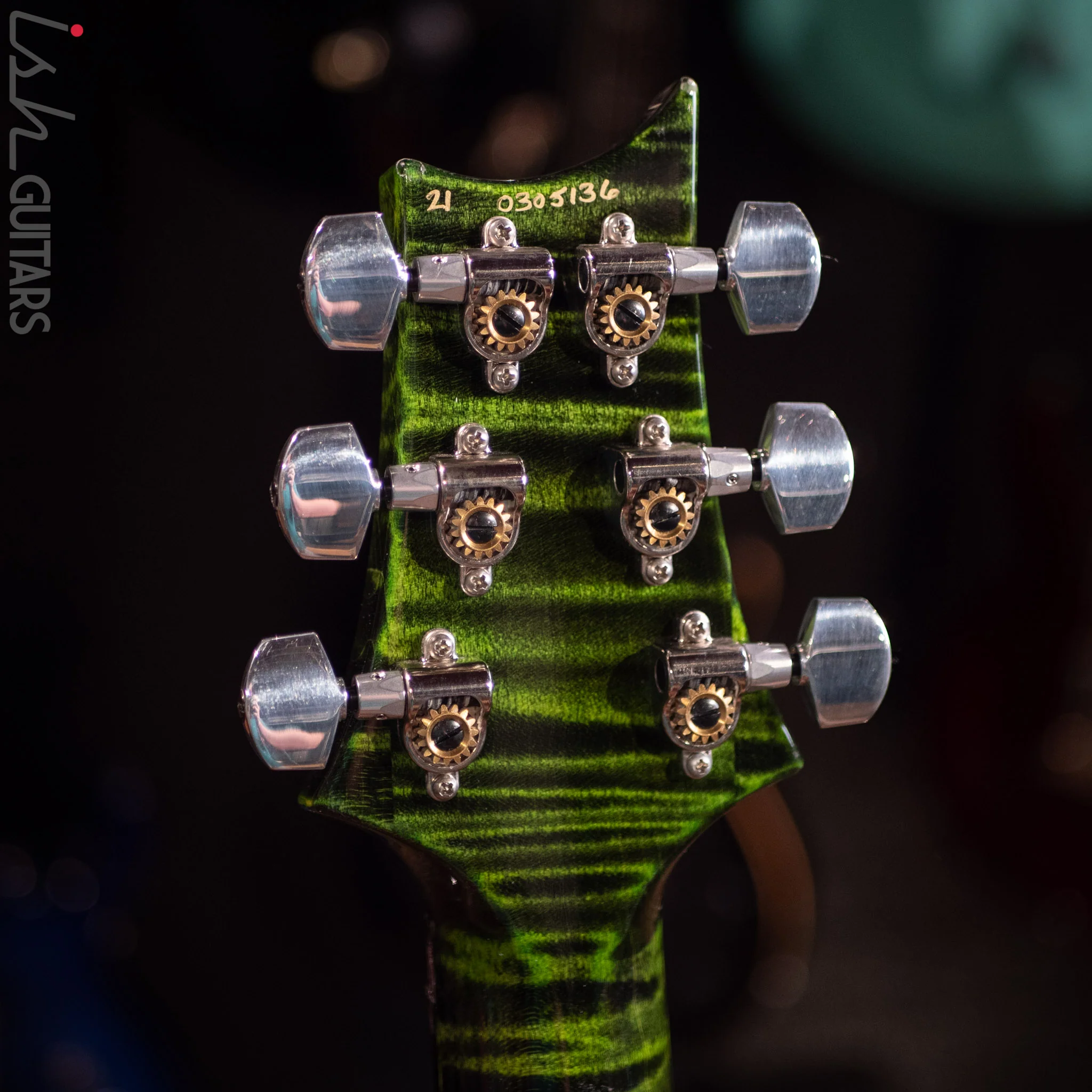 2021 PRS Custom 24 Floyd Rose Custom Color Emerald Green Metallic - Image 14