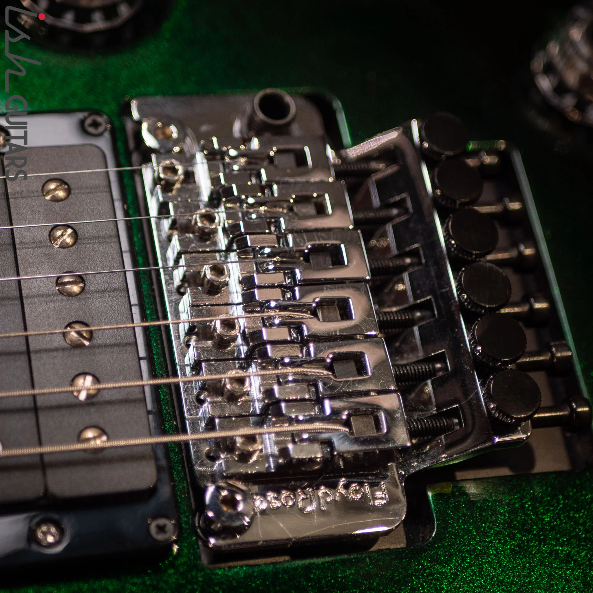 2021 PRS Custom 24 Floyd Rose Custom Color Emerald Green Metallic - Image 16