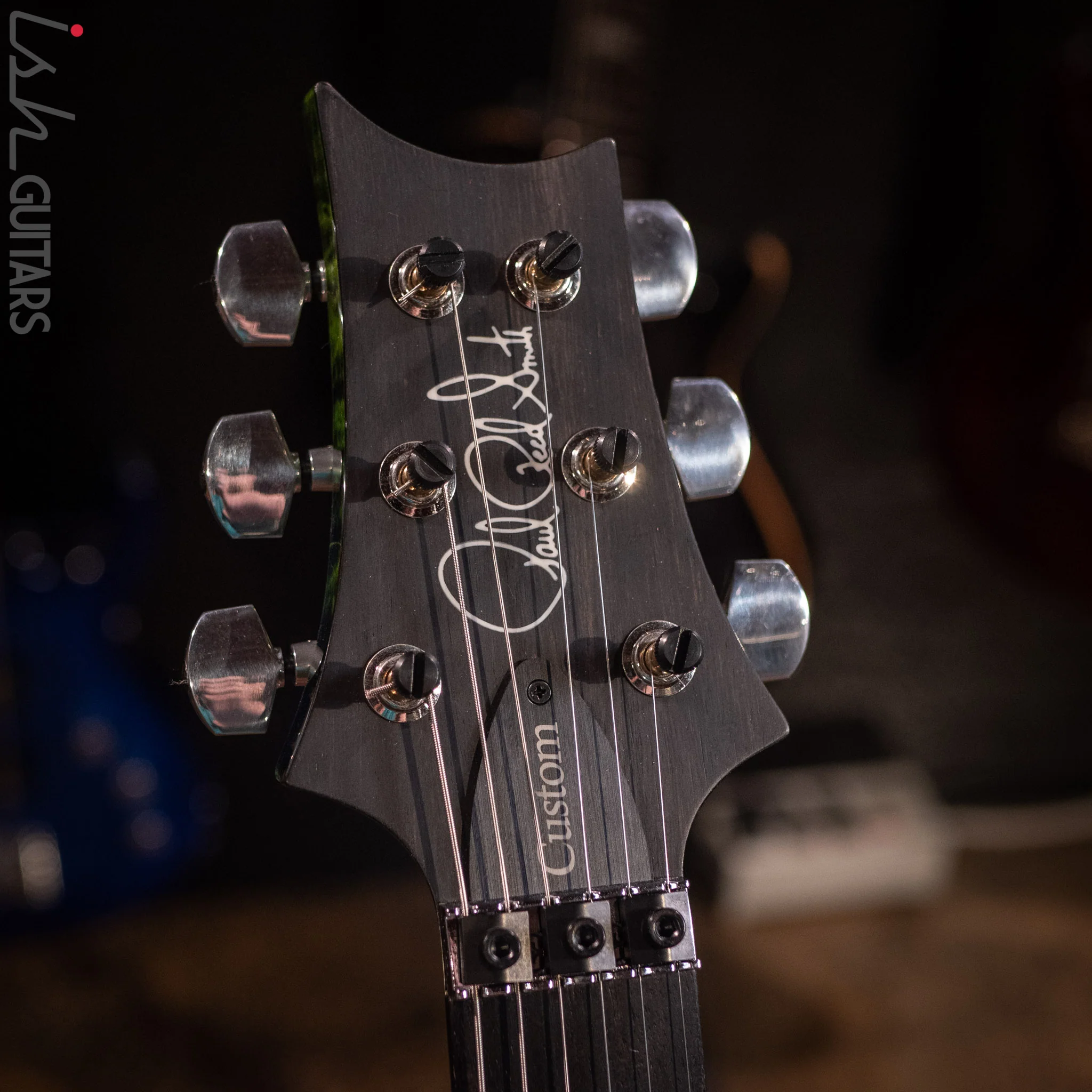 2021 PRS Custom 24 Floyd Rose Custom Color Emerald Green Metallic - Image 7