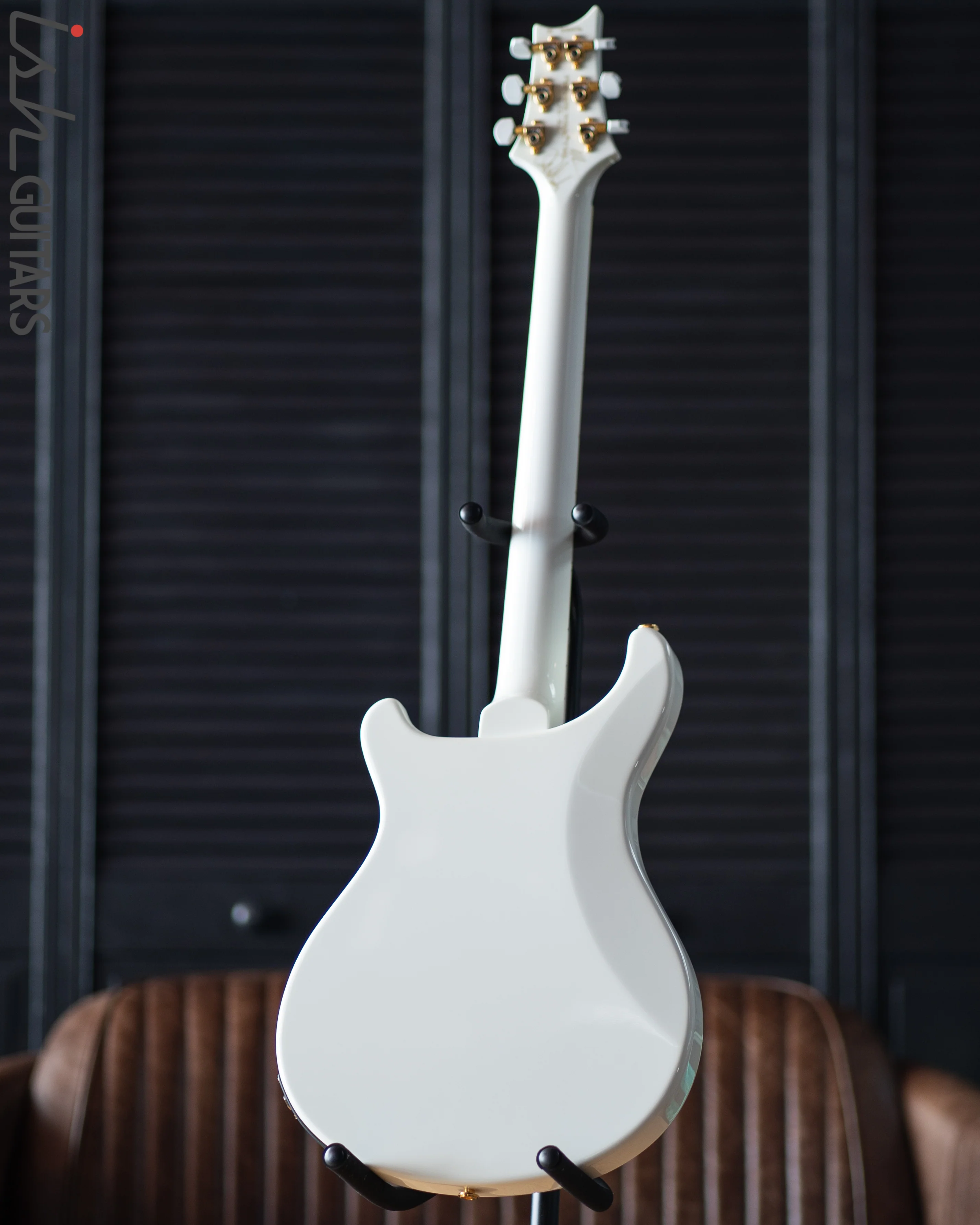 PRS Private Stock Custom 24 "Sculpture" Hollowbody Piezo 3.9lbs 10K Gold Inlay White - Image 11