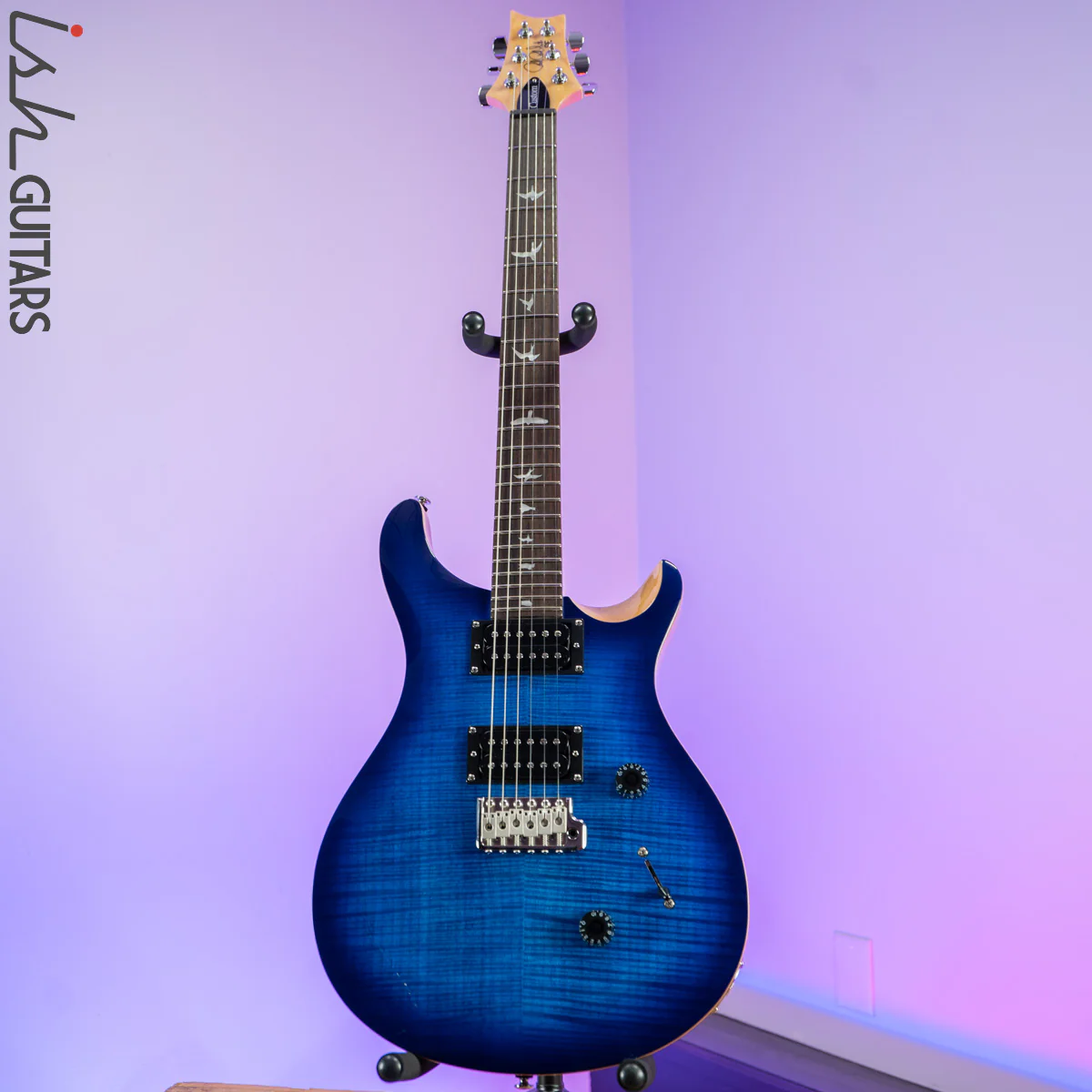 2021 PRS SE Custom 24 Faded Blue Burst - Image 2
