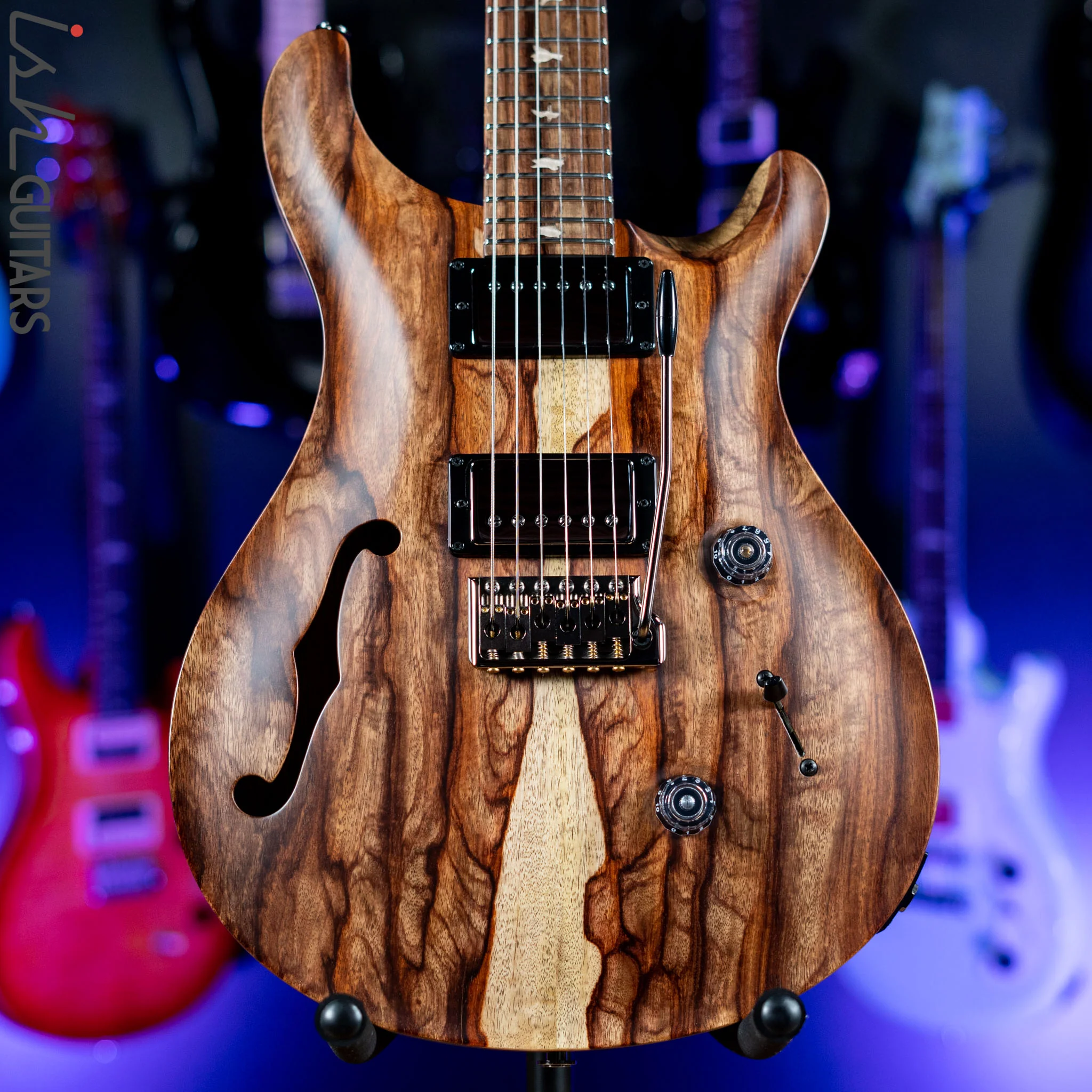 2021 PRS Custom 24 Semi-Hollow Private Natural Hormigo