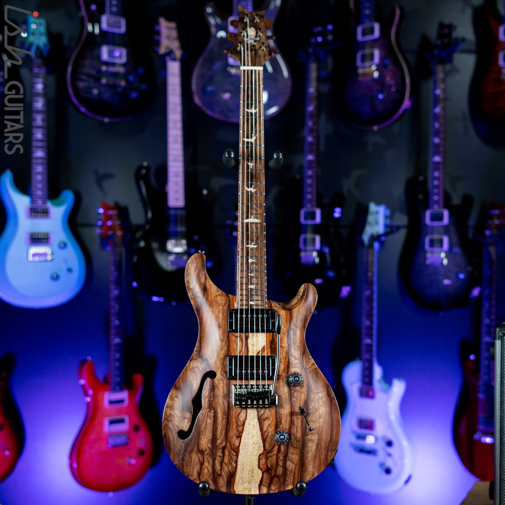 2021 PRS Custom 24 Semi-Hollow Private Natural Hormigo - Image 2