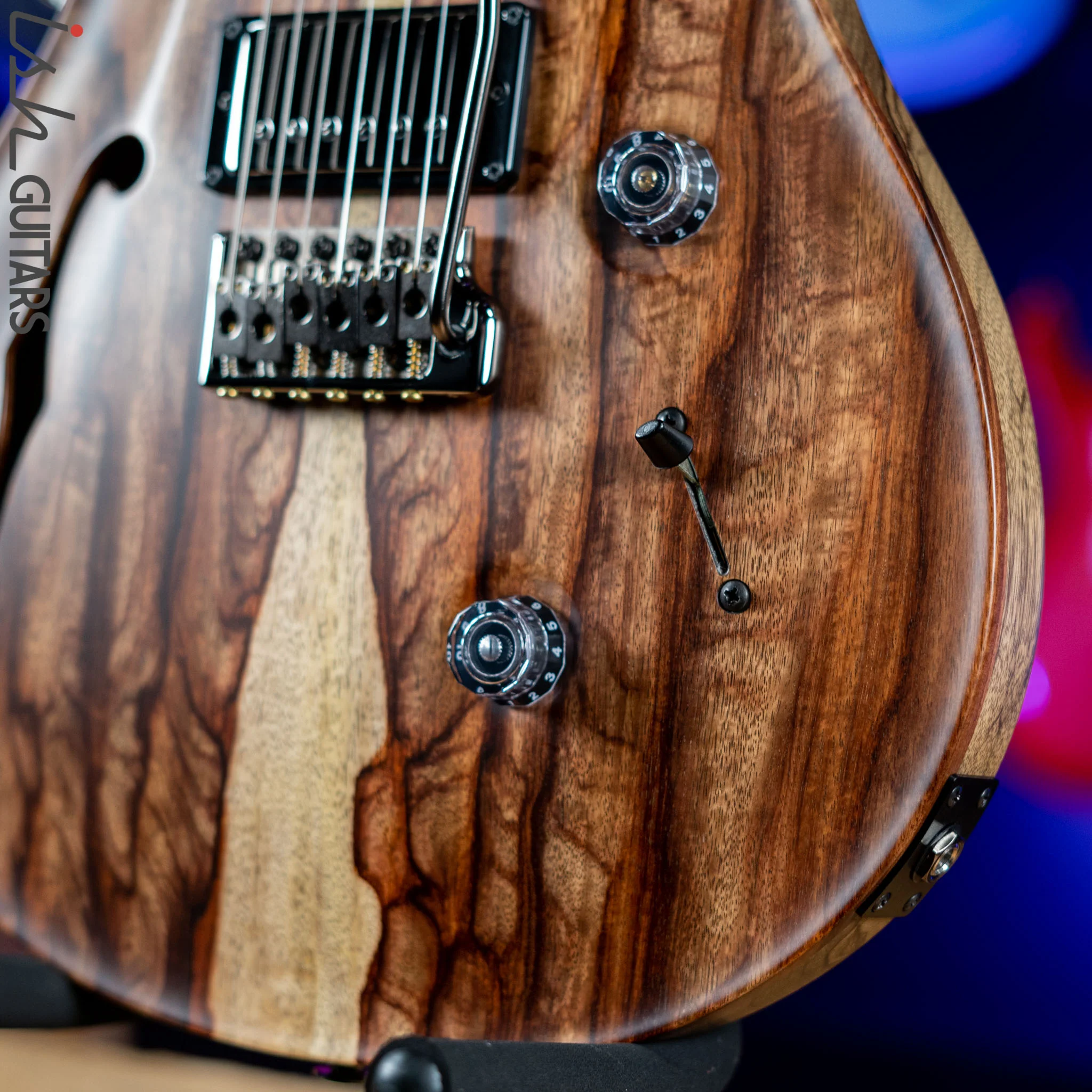 2021 PRS Custom 24 Semi-Hollow Private Natural Hormigo - Image 6