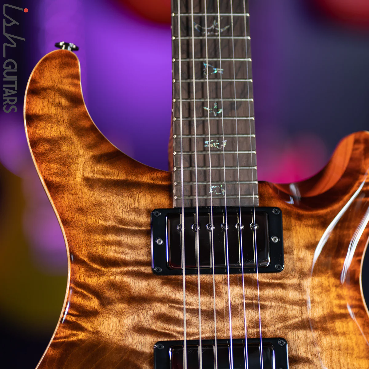 PRS Custom 24 Wood Library Autumn Sky One Piece Quilt 10 Top - Image 3