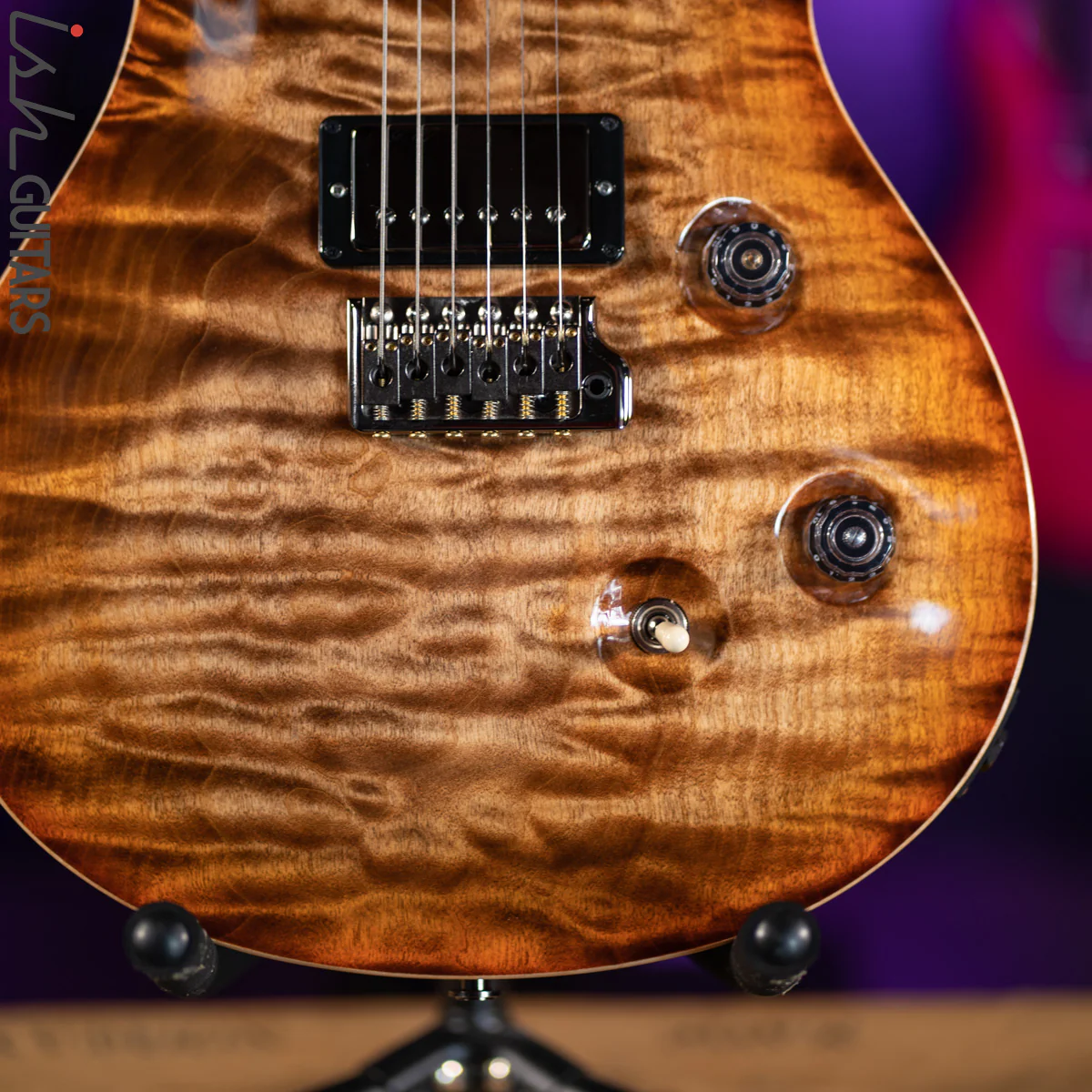 PRS Custom 24 Wood Library Autumn Sky One Piece Quilt 10 Top - Image 4