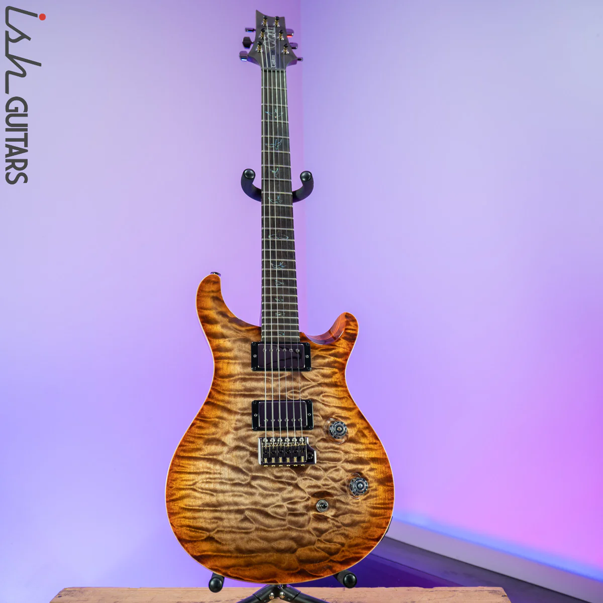 PRS Custom 24 Wood Library Autumn Sky One Piece Quilt 10 Top - Image 2
