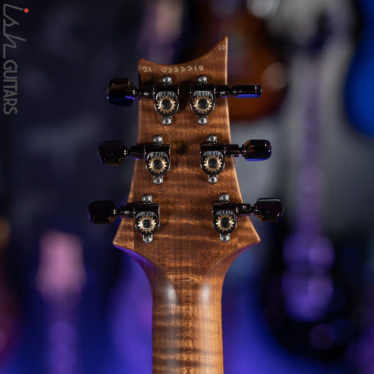 PRS Wood Library Custom 24 10 Top Quilt Torrefied Maple Neck Natural Gloss - Image 12