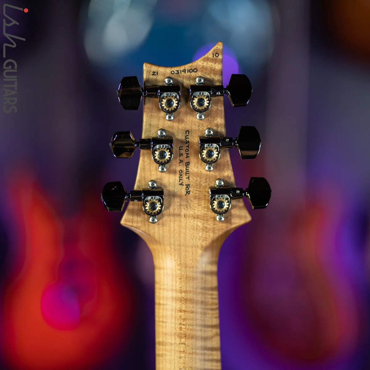 PRS Custom 24 Wood Library River Blue One Piece Quilt 10 Top - Image 11