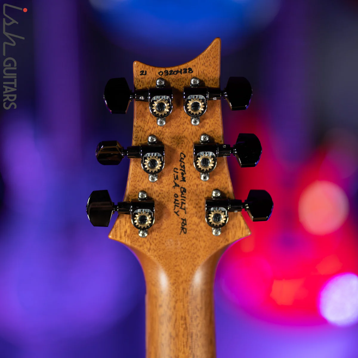 PRS Custom 24 Wood Library Black Opaque Satin - Image 12