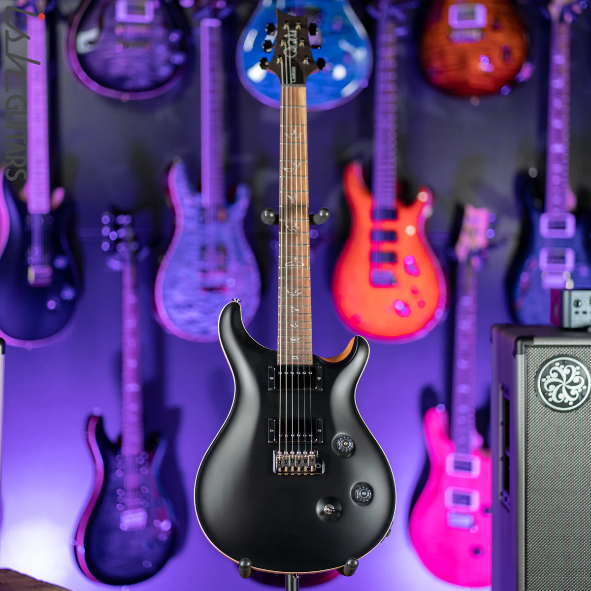 PRS Custom 24 Wood Library Black Opaque Satin - Image 2