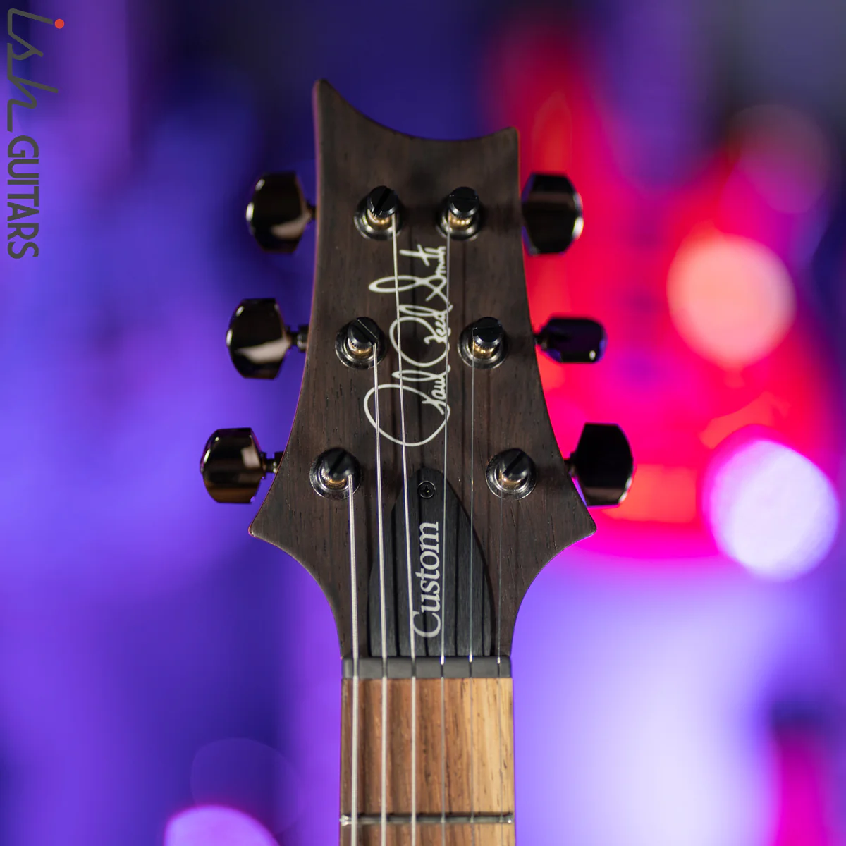PRS Custom 24 Wood Library Black Opaque Satin - Image 7