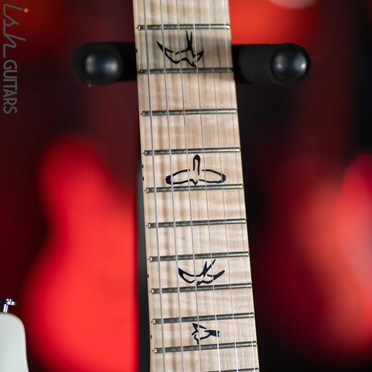 PRS Custom 24 Wood Library Opaque Satin White - Image 6