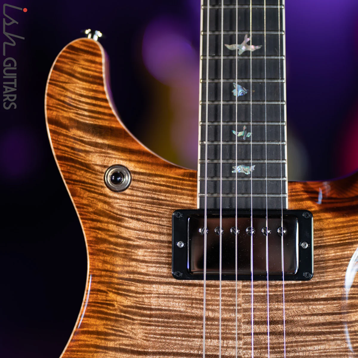 PRS McCarty 594 Hollowbody II Wood Library 10 Top Autumn Sky - Image 3