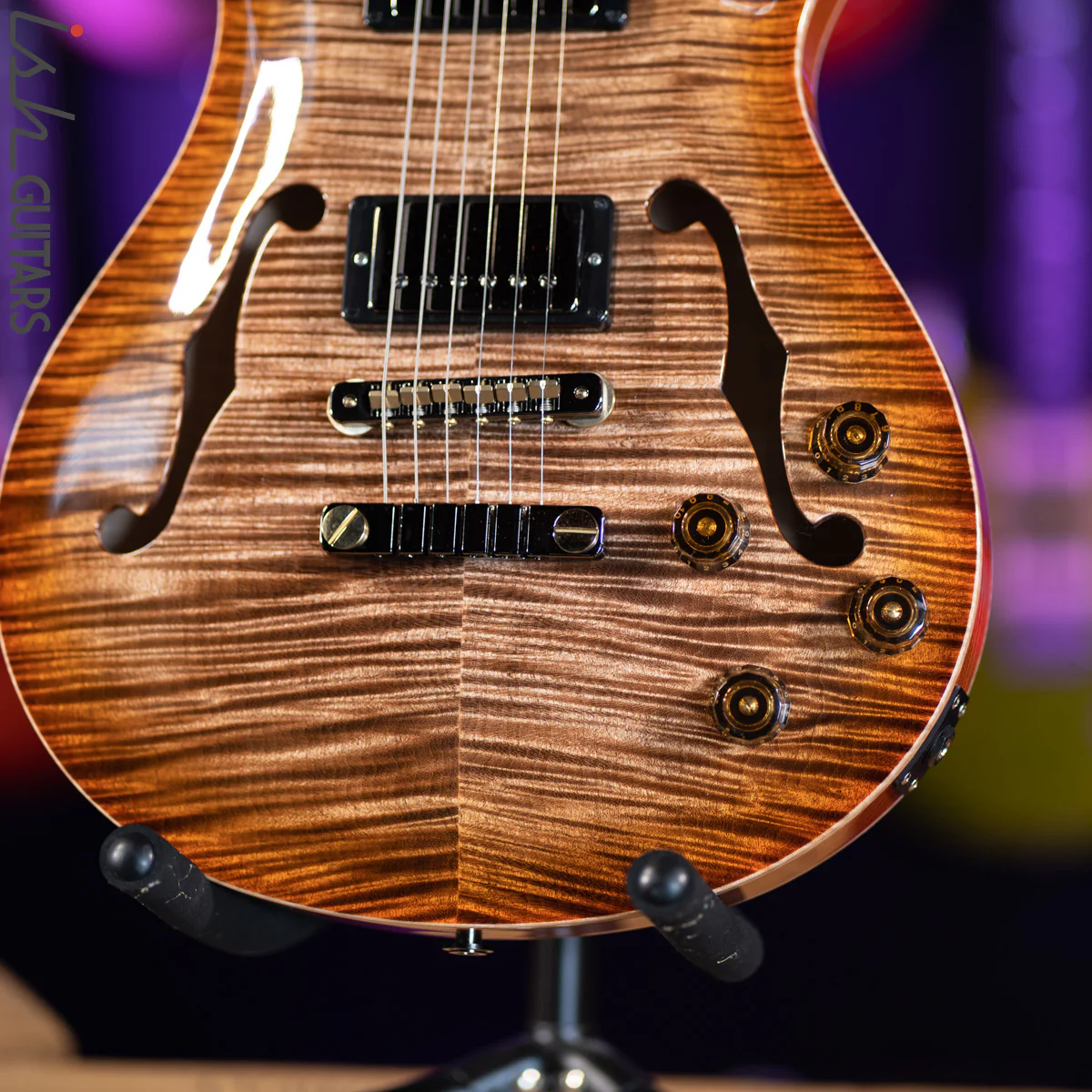 PRS McCarty 594 Hollowbody II Wood Library 10 Top Autumn Sky - Image 4