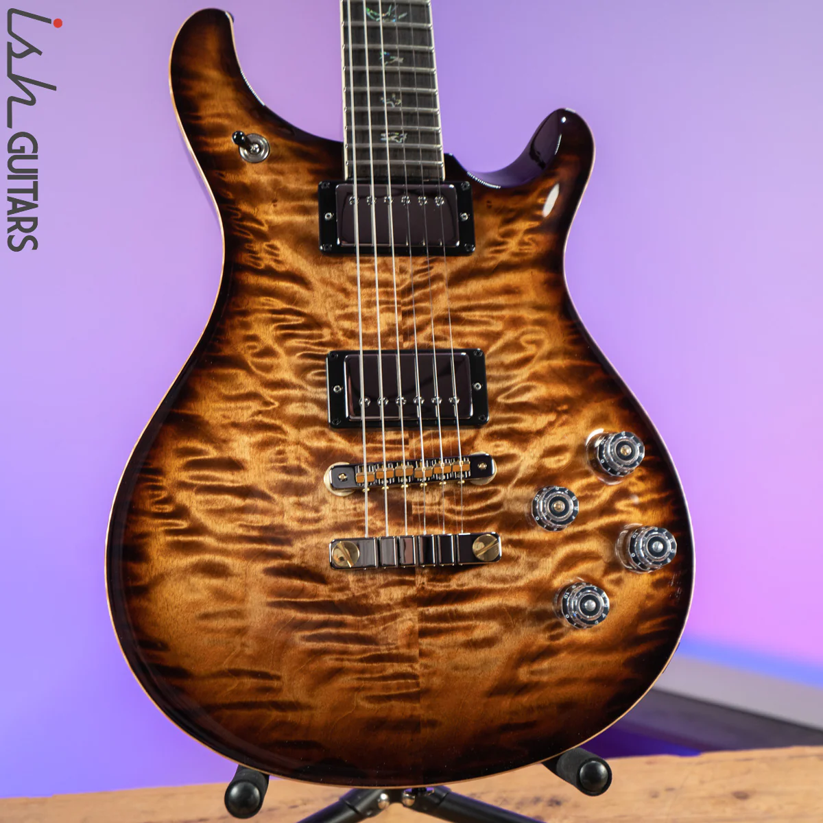 PRS McCarty 594 Wood Library Copperhead Burst 10 Top